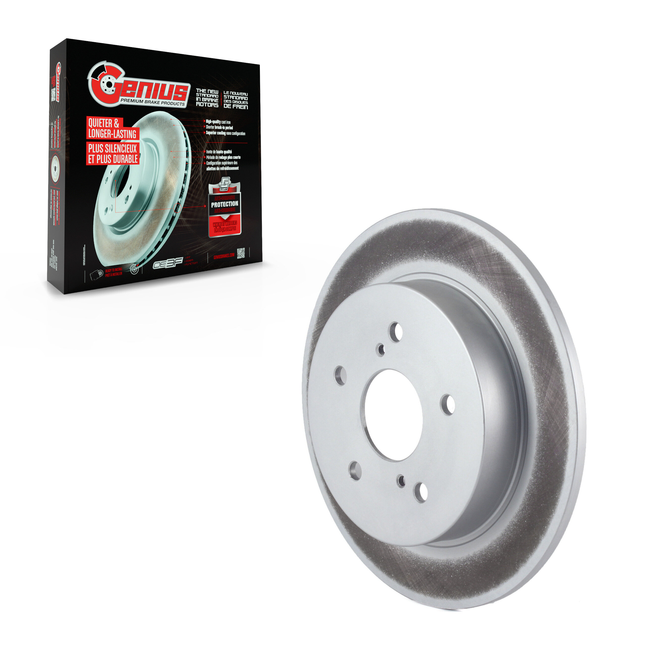 Genius - GCR-980610 - Rear Disc Brake Rotor
