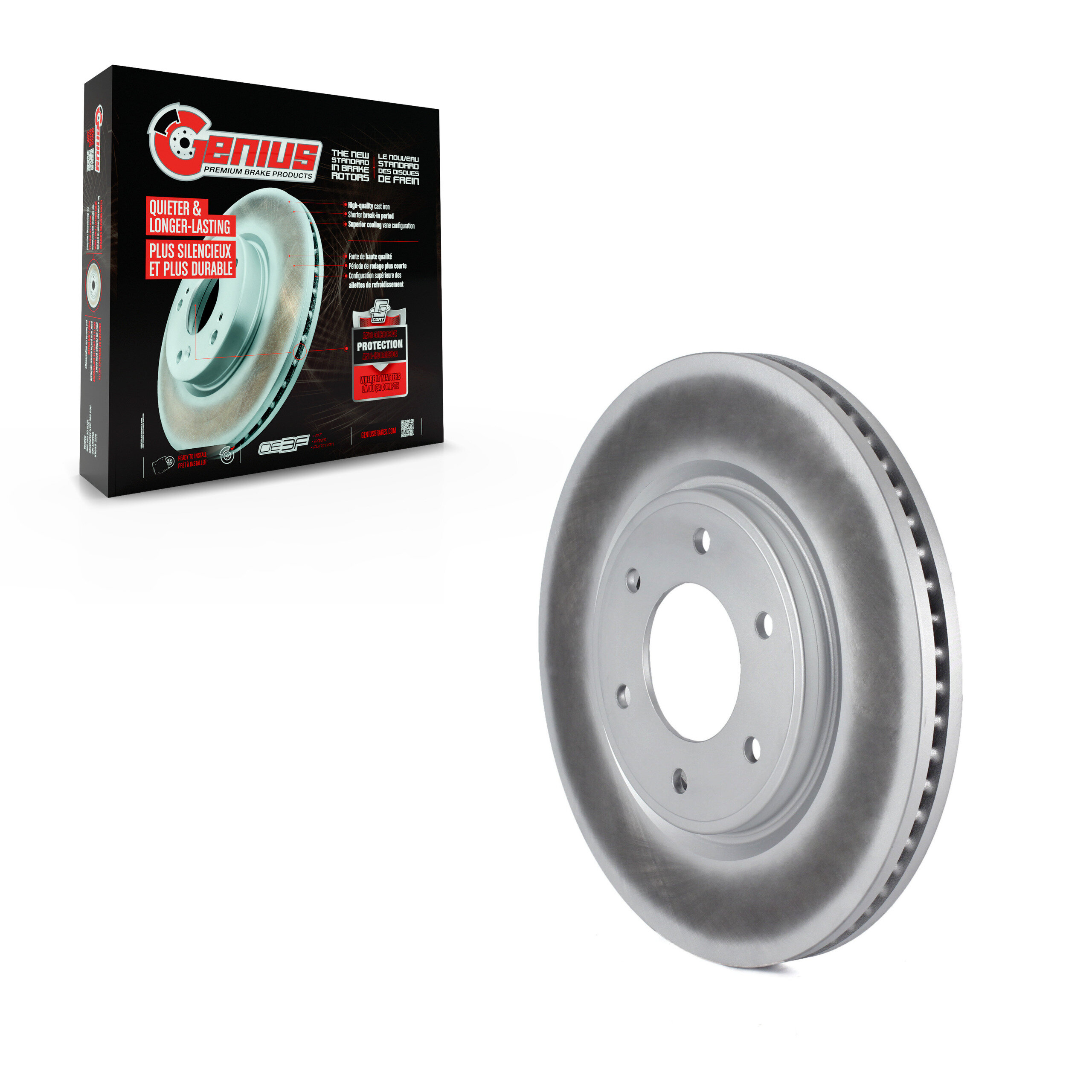Genius - GCR-980630 - Front Disc Brake Rotor