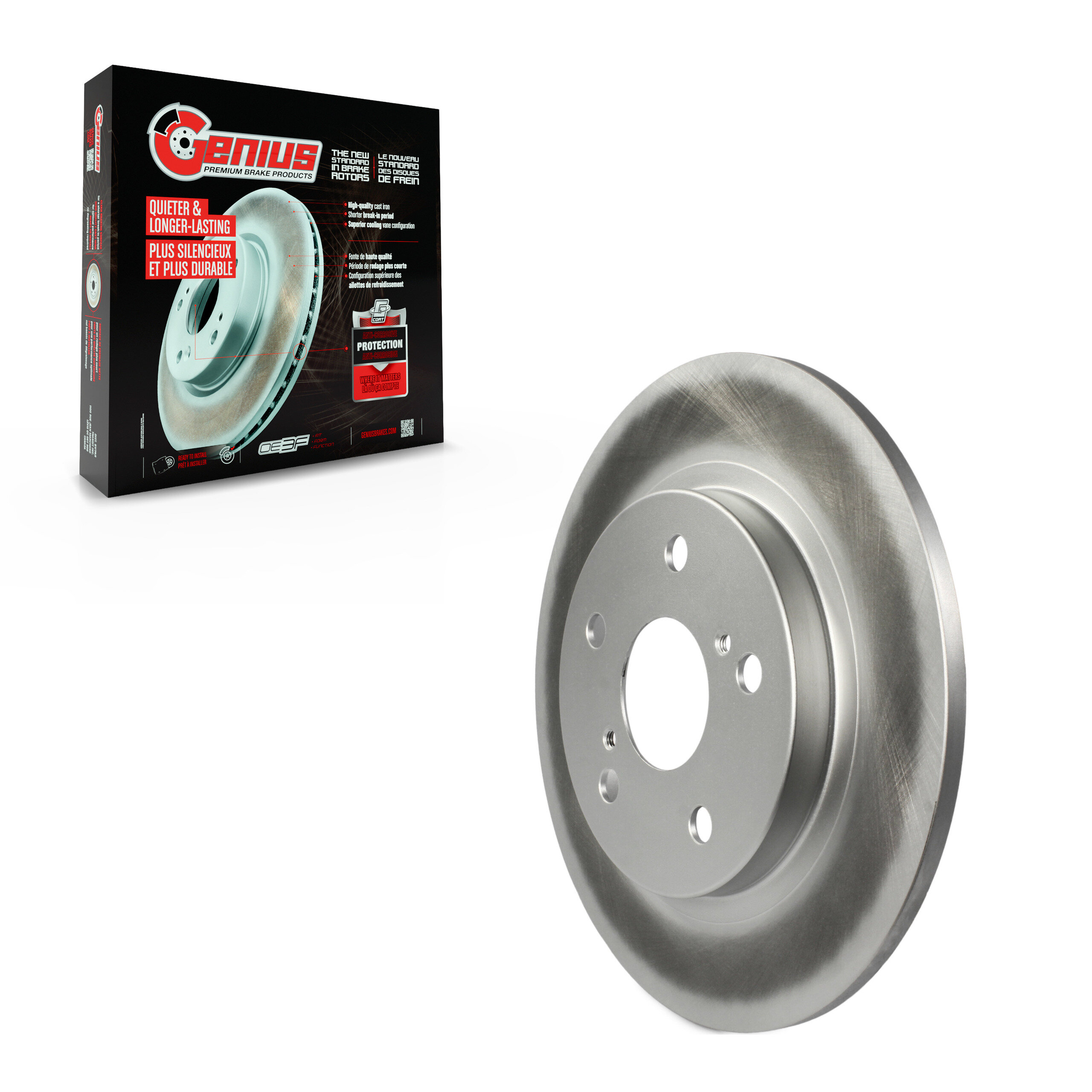 Genius - GCR-980632 - Rear Disc Brake Rotor
