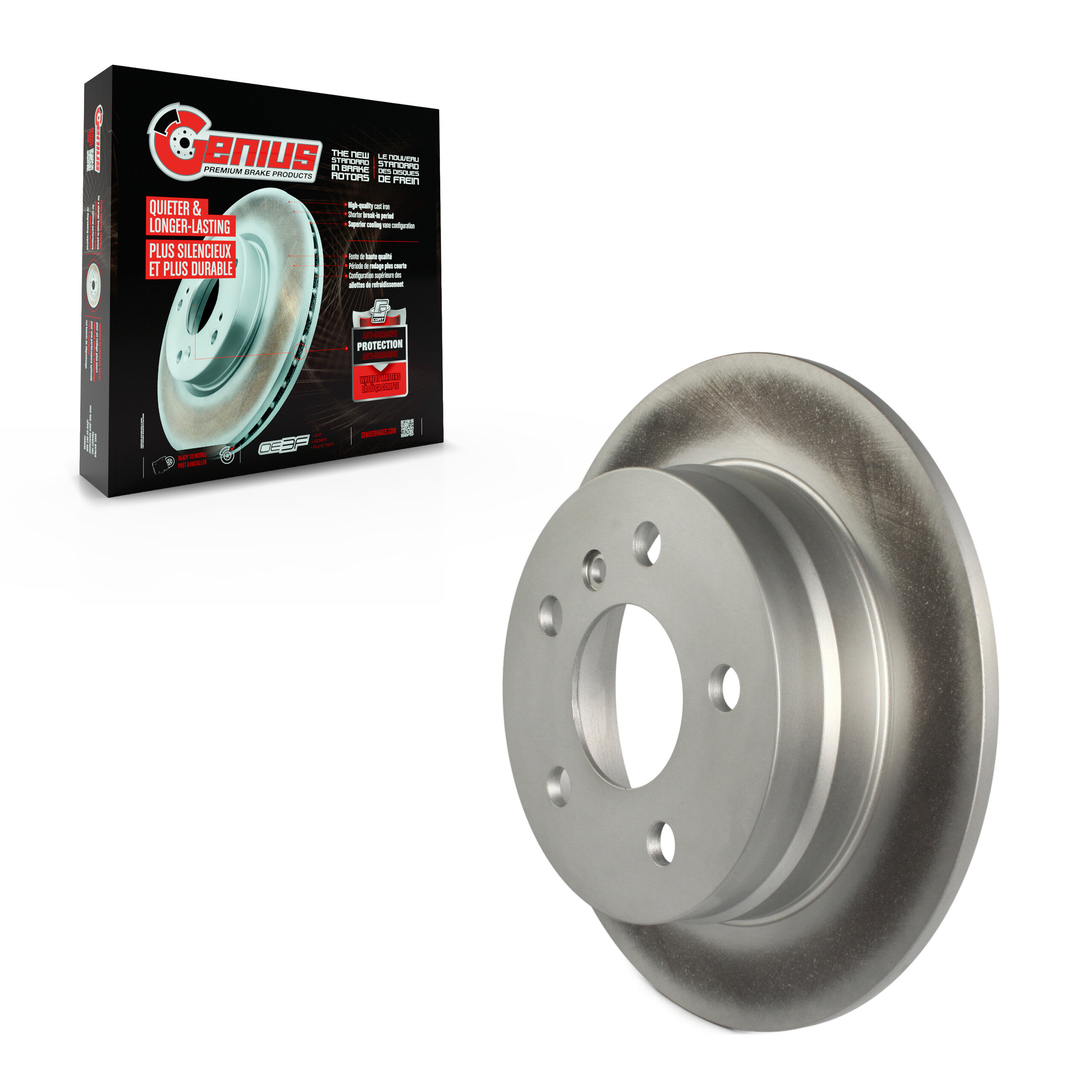 Genius - GCR-980667 - Rear Disc Brake Rotor