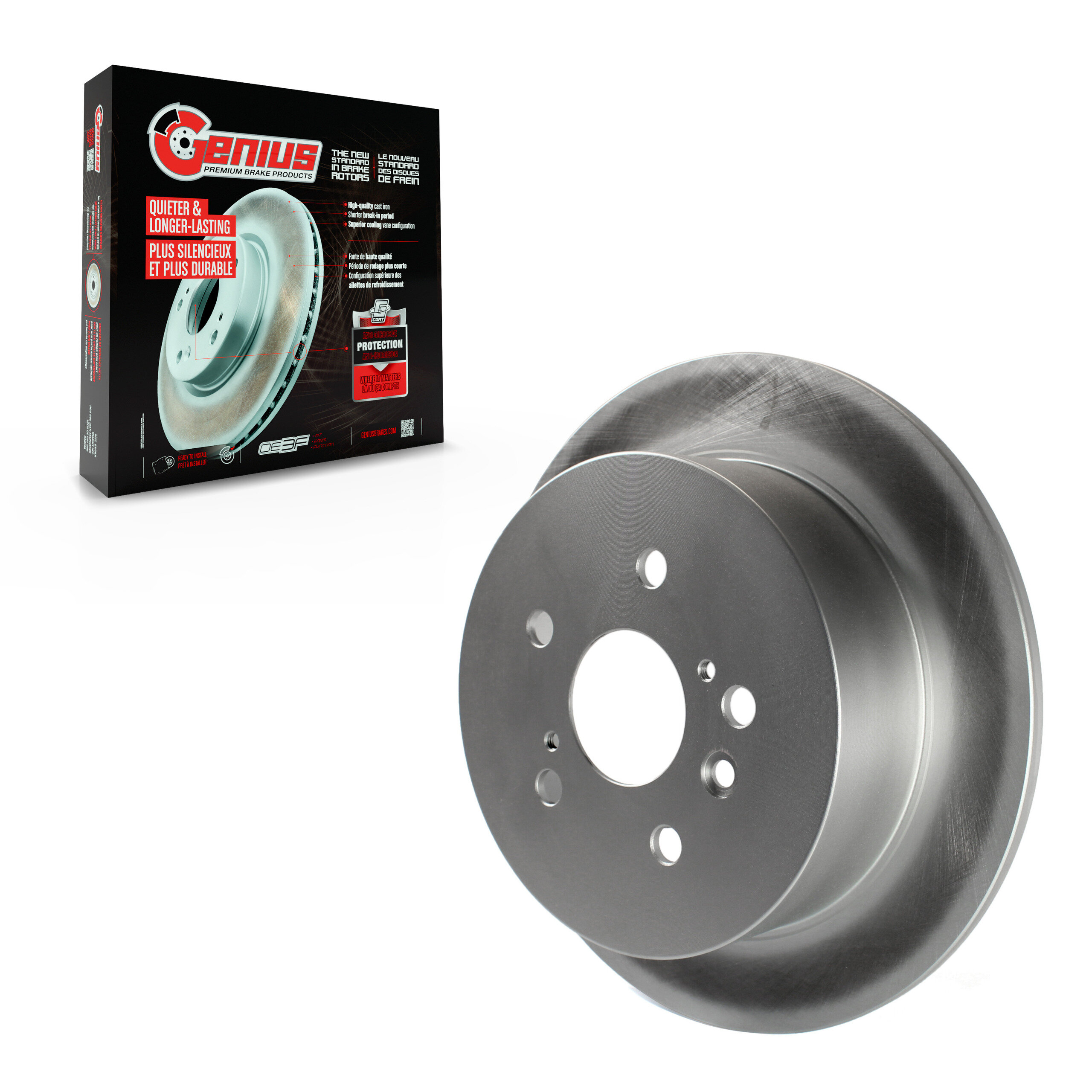 Genius - GCR-980727 - Rear Disc Brake Rotor