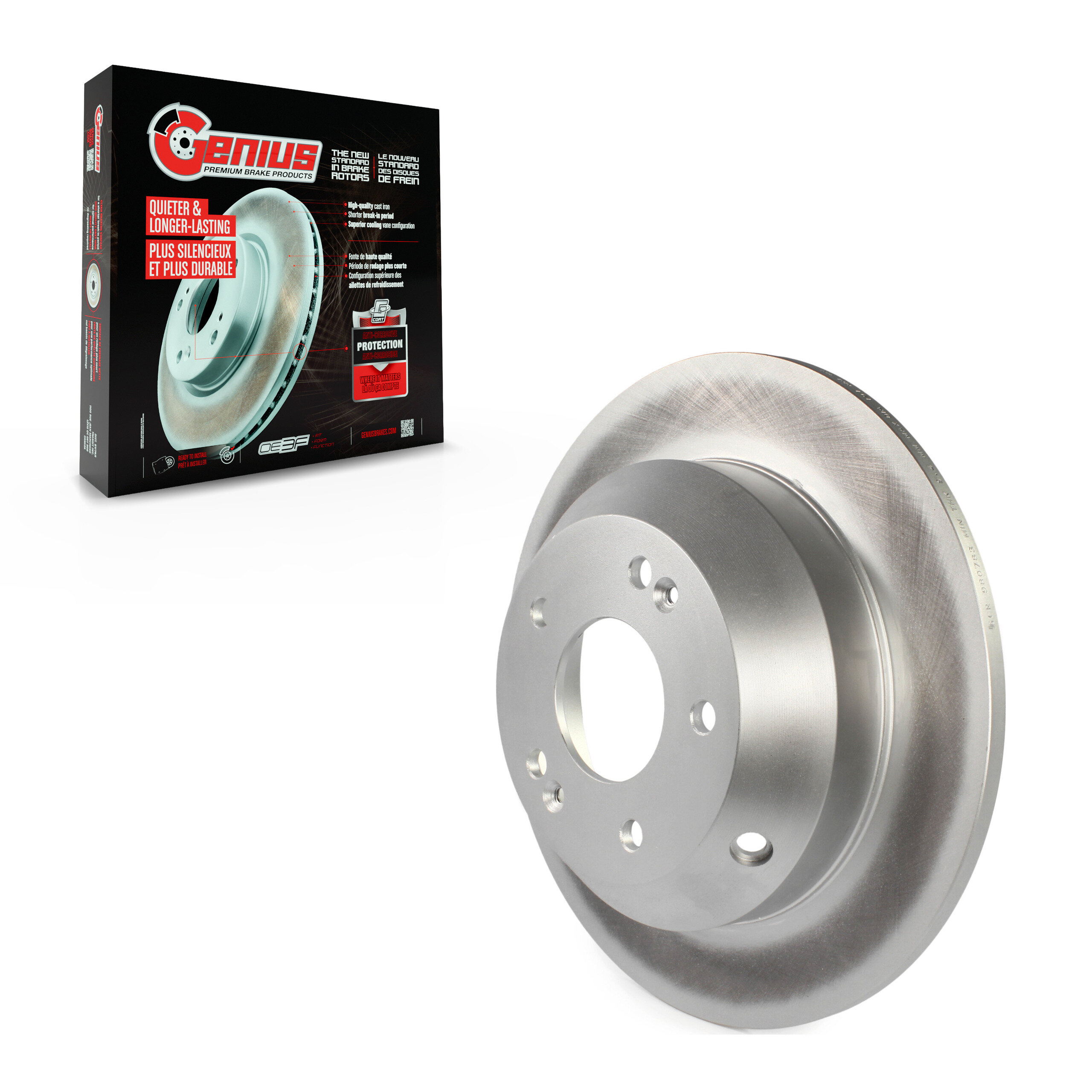 Genius - GCR-980783 - Rear Disc Brake Rotor