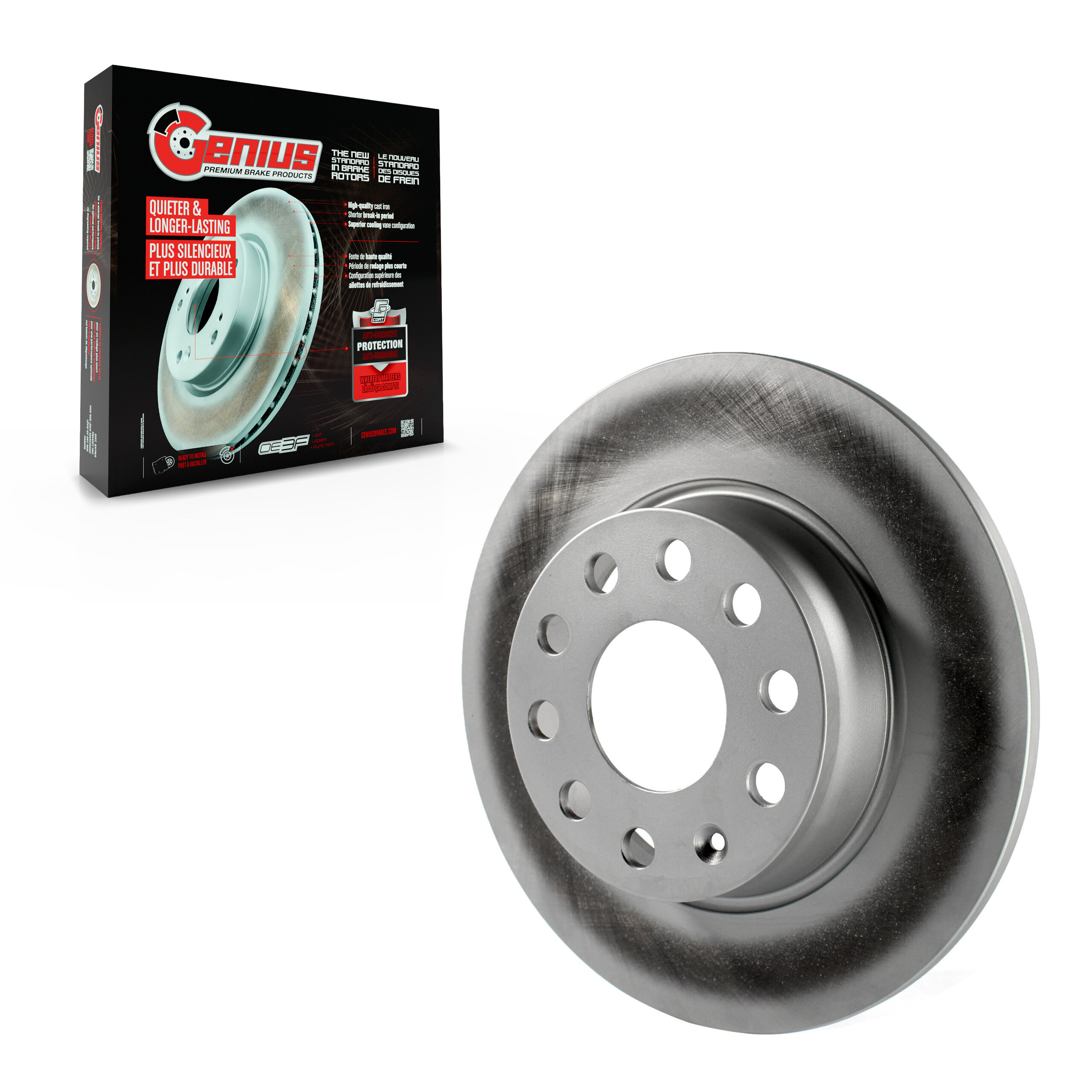 Genius - GCR-980798 - Rear Disc Brake Rotor