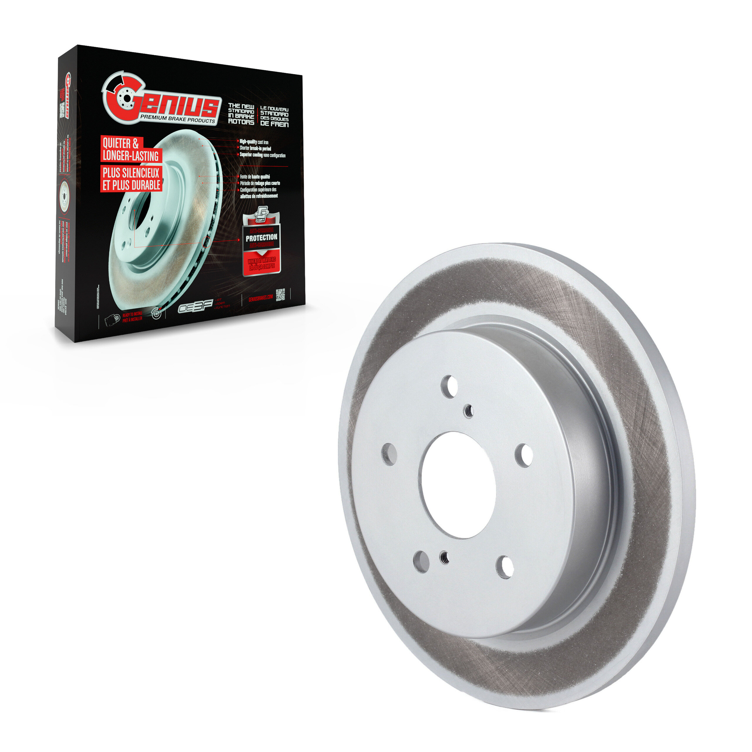 Genius - GCR-980808 - Rear Disc Brake Rotor
