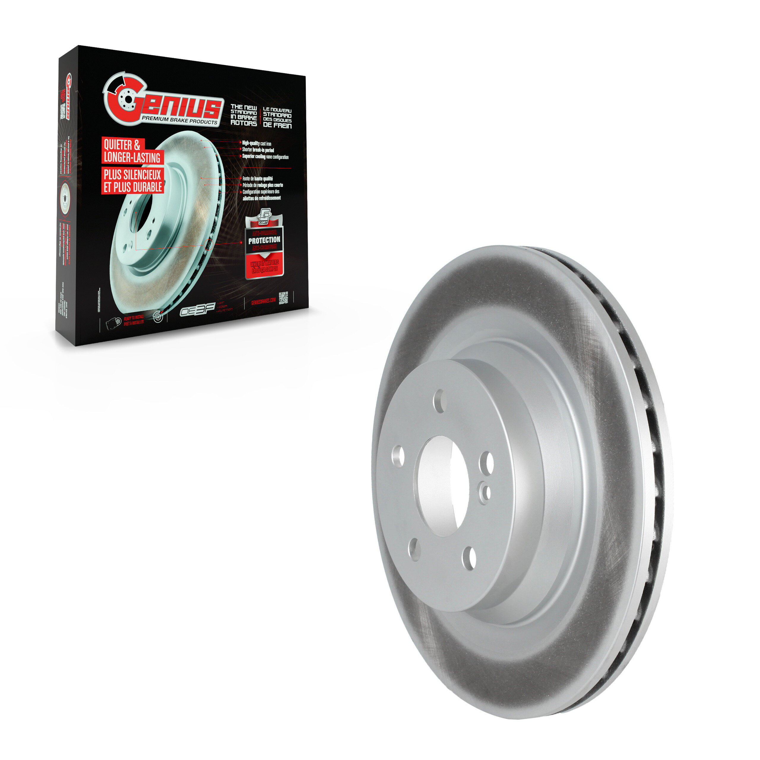 Genius - GCR-980819 - Rear Disc Brake Rotor