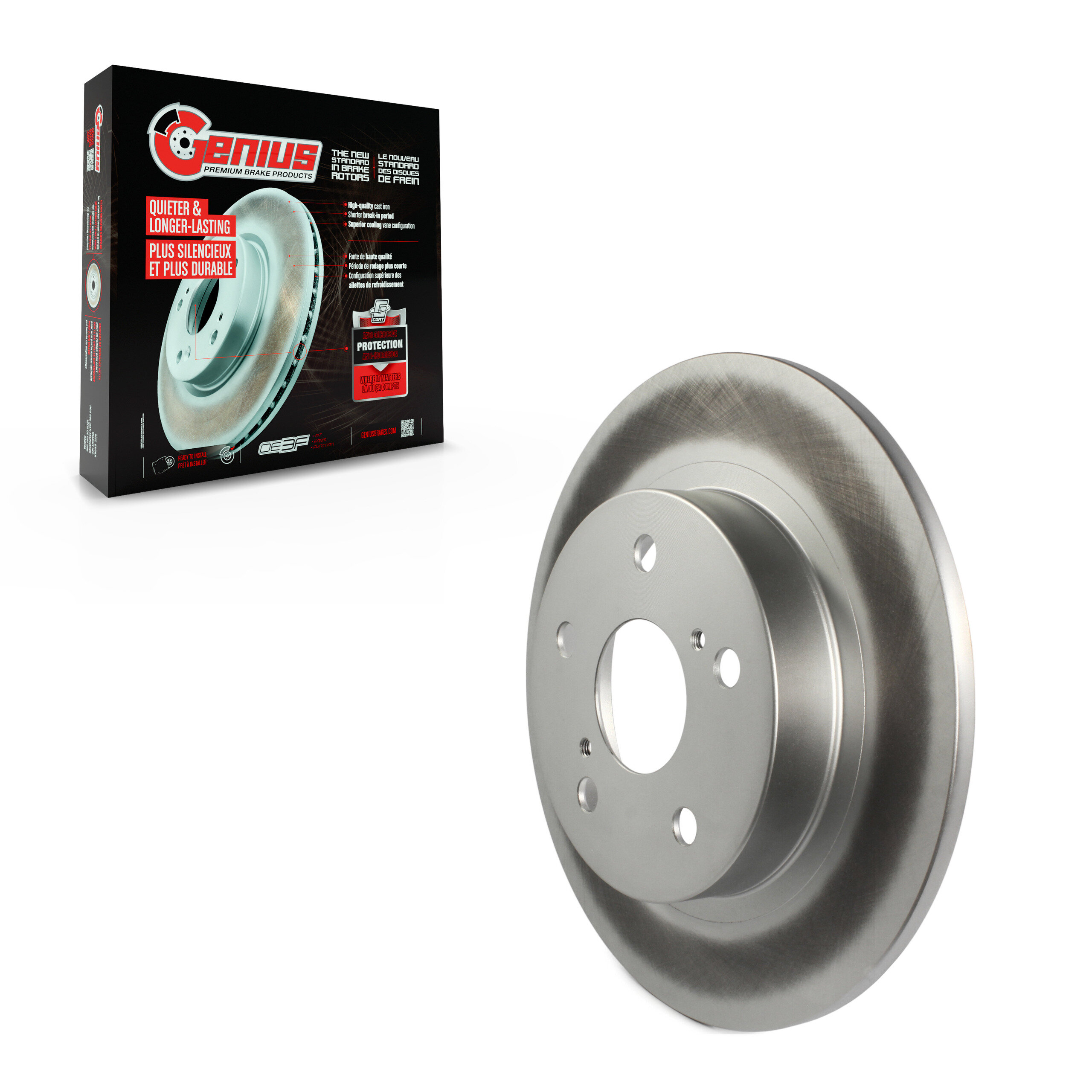 Genius - GCR-980862 - Rear Disc Brake Rotor