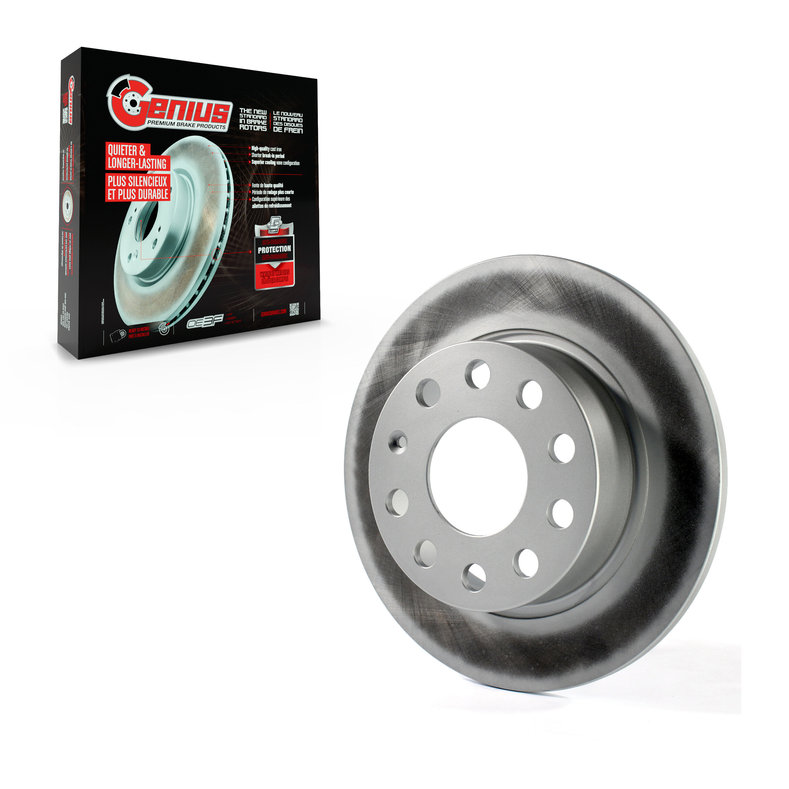 Genius - GCR-980874 - Rear Disc Brake Rotor