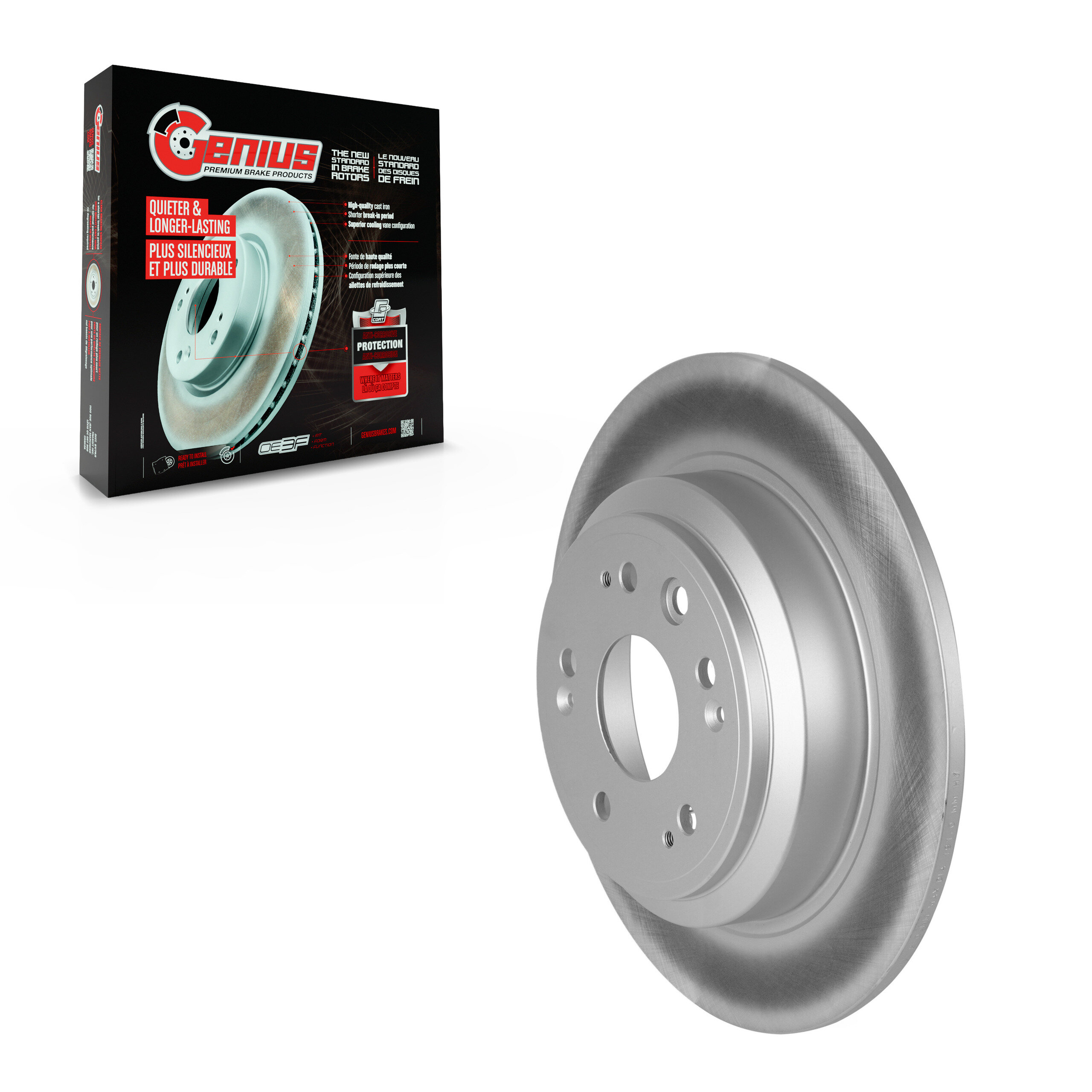 Genius - GCR-980901 - Rear Disc Brake Rotor