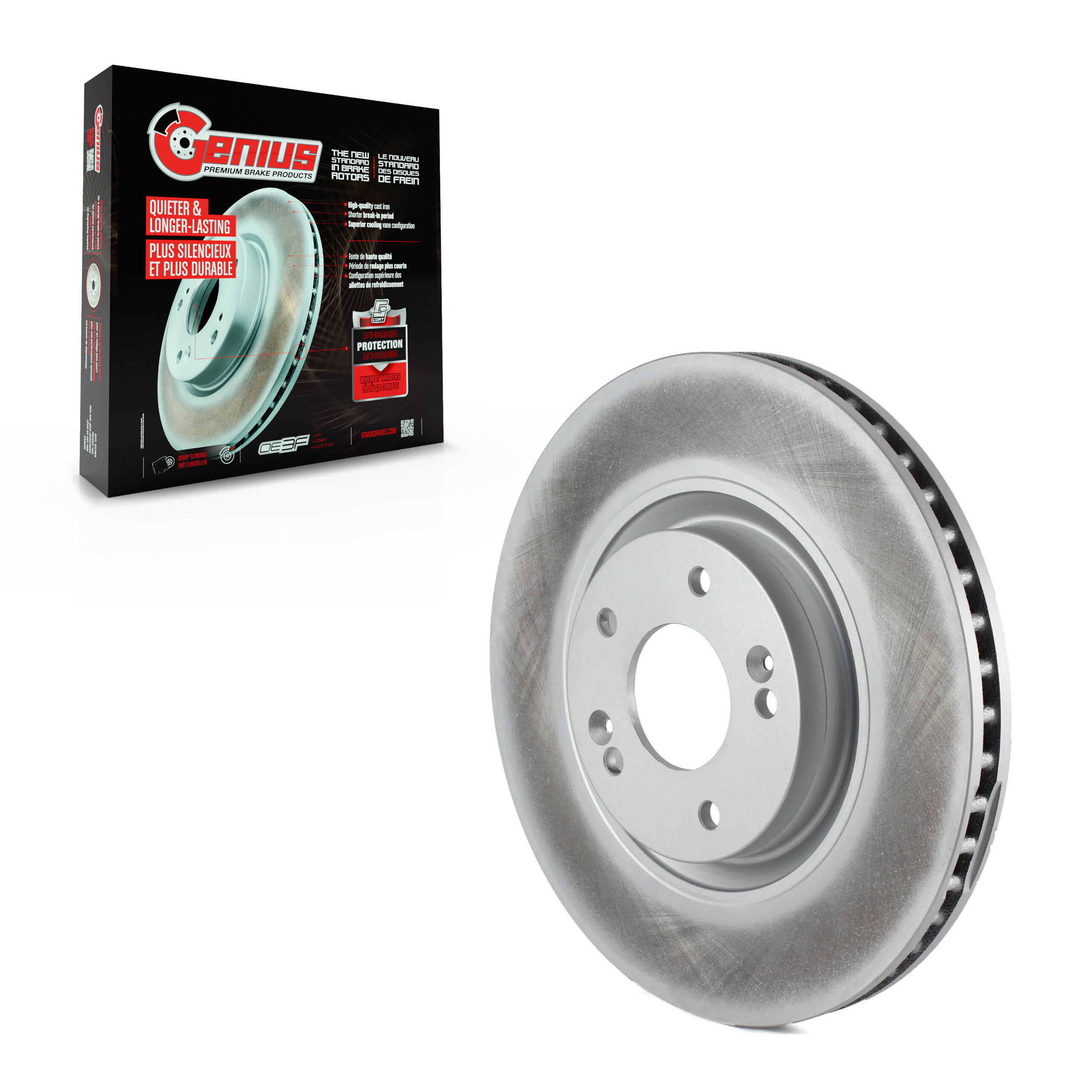 Genius - GCR-980915 - Front Disc Brake Rotor