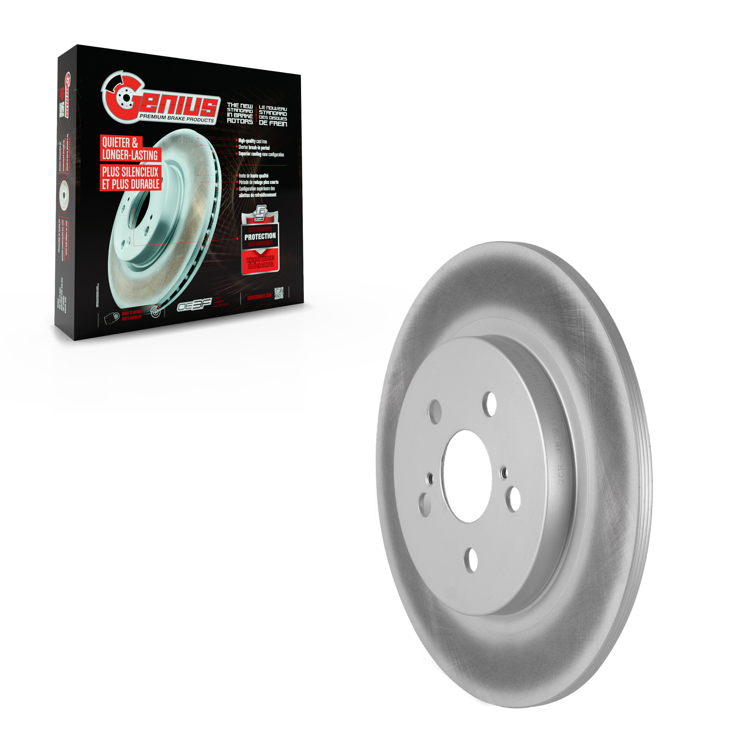 Genius - GCR-980916 - Rear Disc Brake Rotor