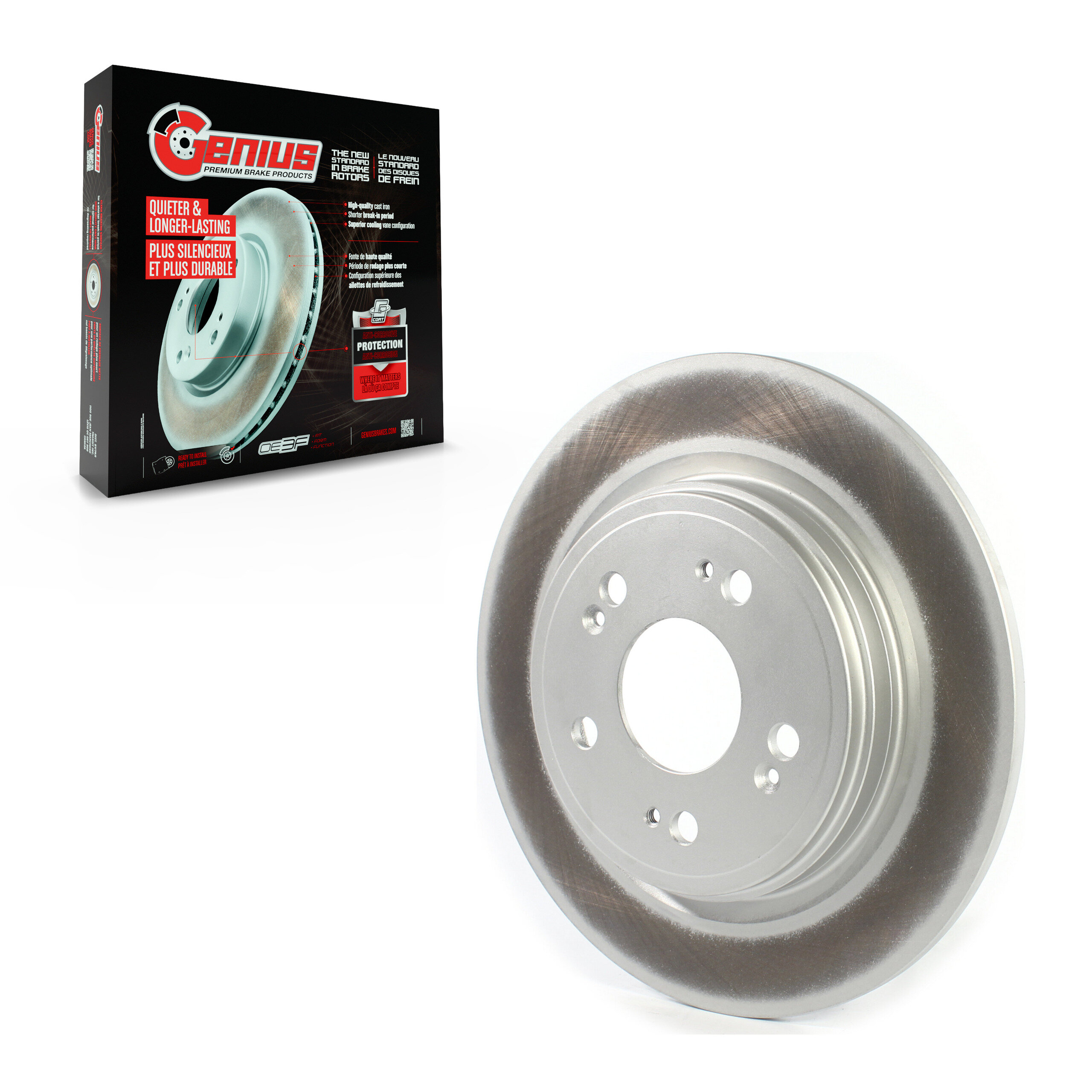 Genius - GCR-981020 - Rear Disc Brake Rotor