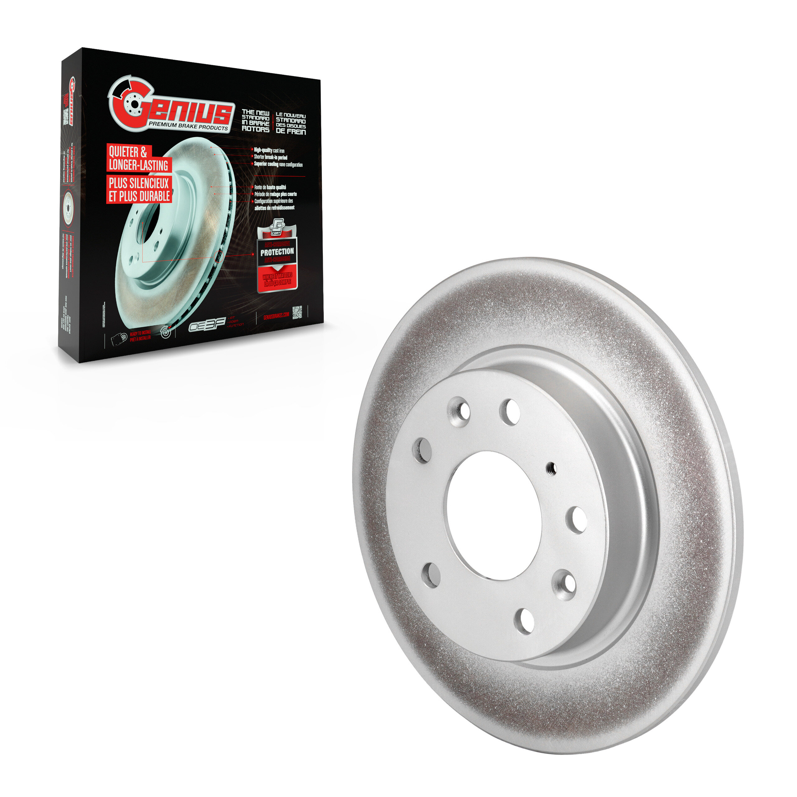 Genius - GCR-981500 - Rear Disc Brake Rotor