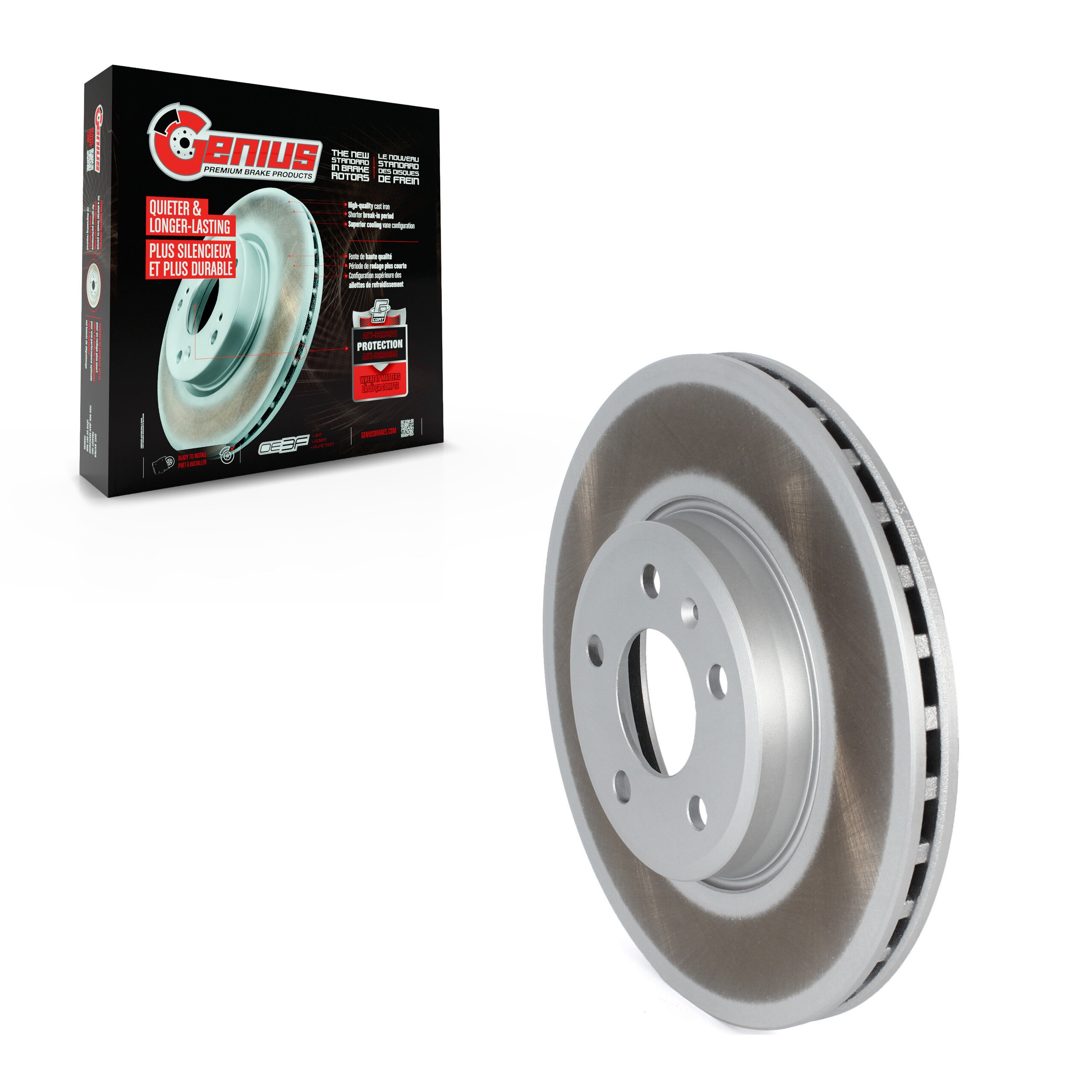 Genius - GCR-981620 - Front Disc Brake Rotor