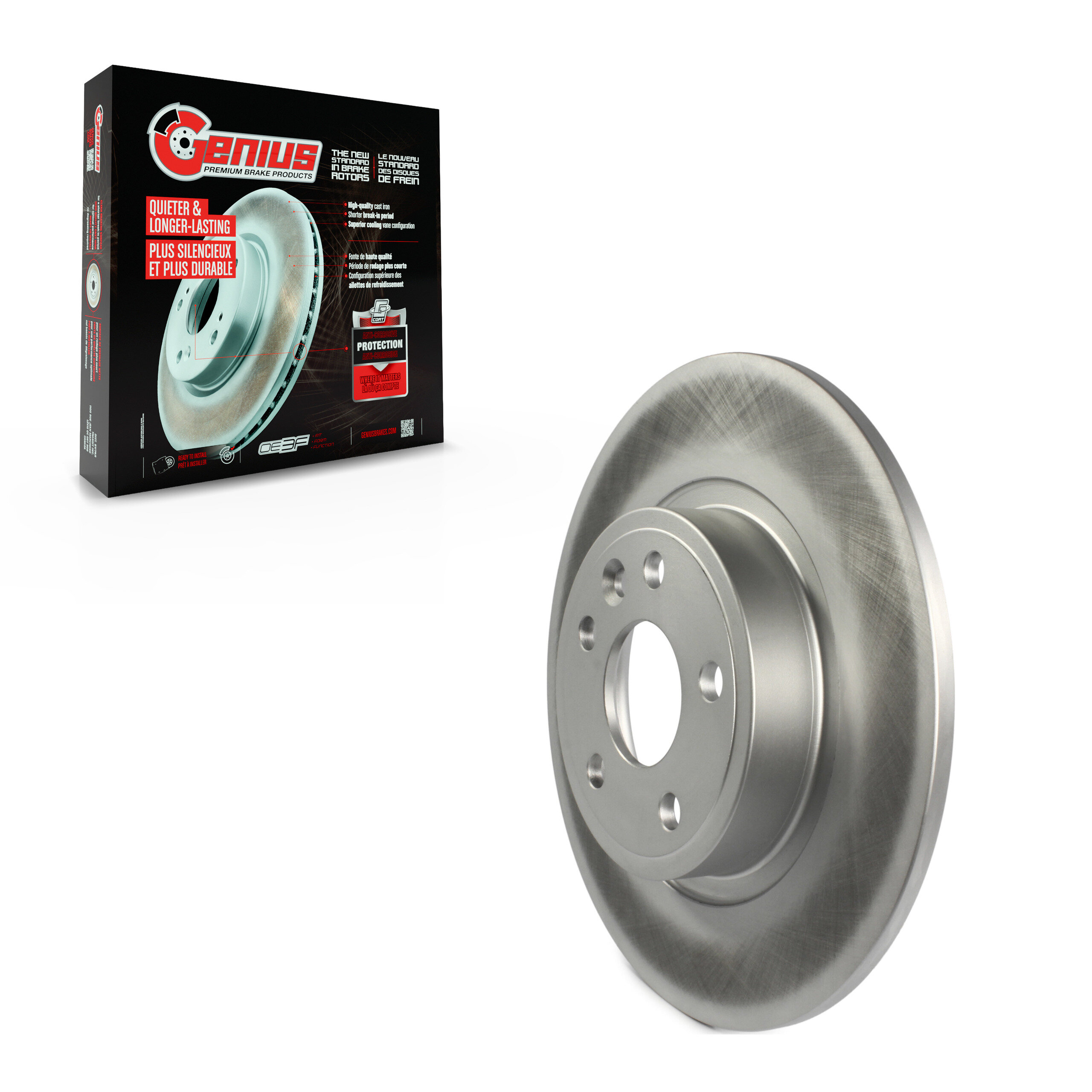 Genius - GCR-981820 - Rear Disc Brake Rotor