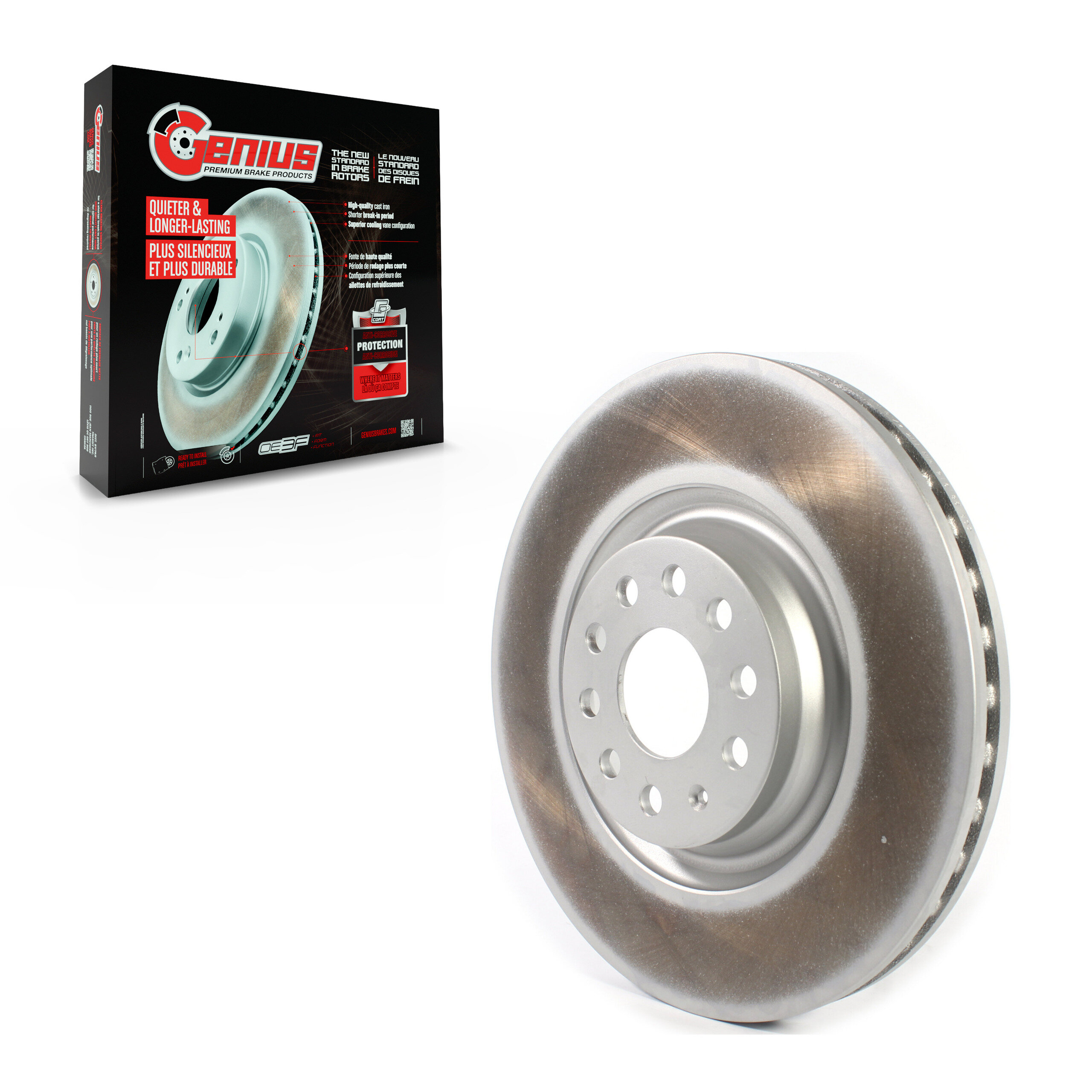 Genius - GCR-981914 - Front Disc Brake Rotor
