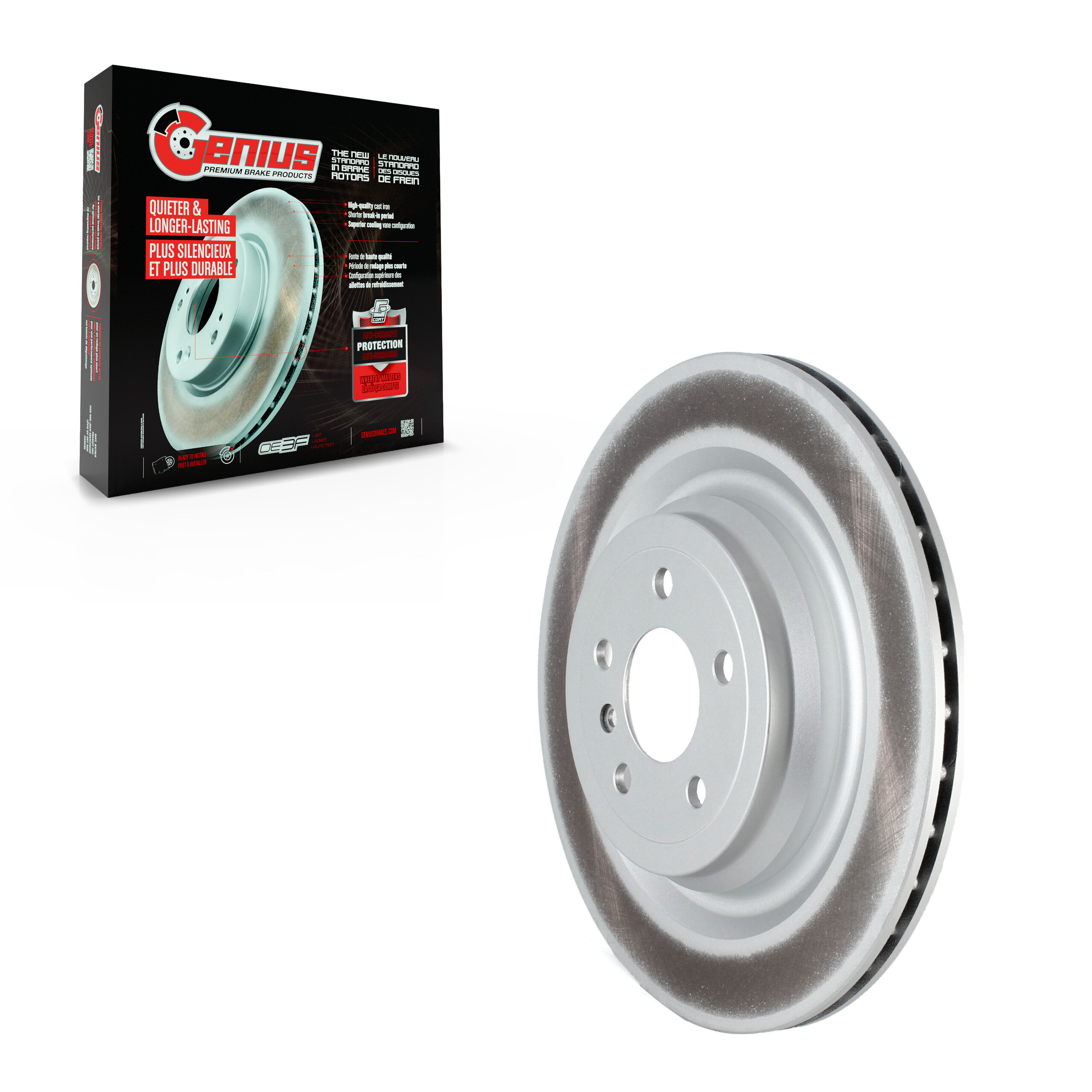 Genius - GCR-982118 - Rear Disc Brake Rotor