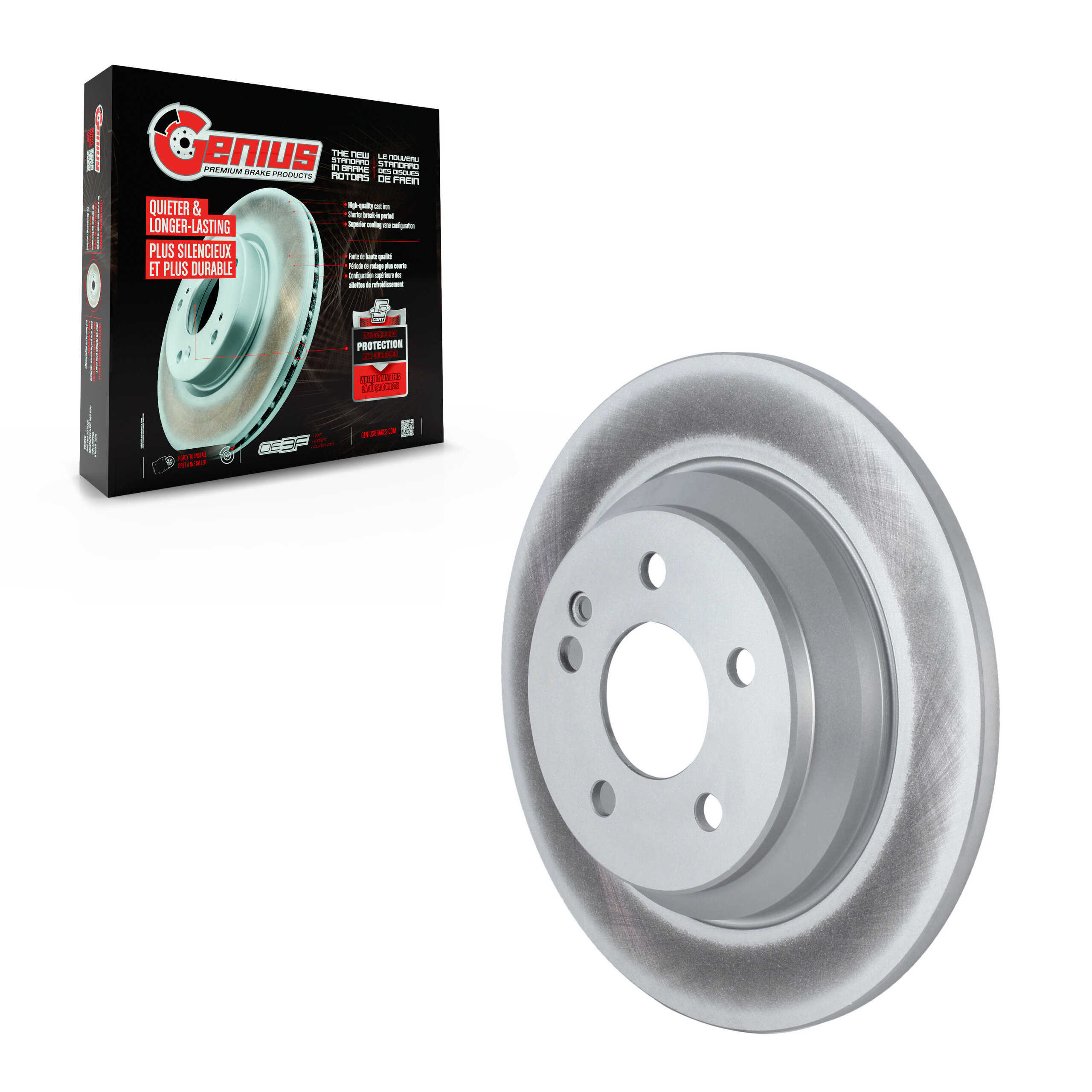 Genius - GCR-982191 - Rear Disc Brake Rotor