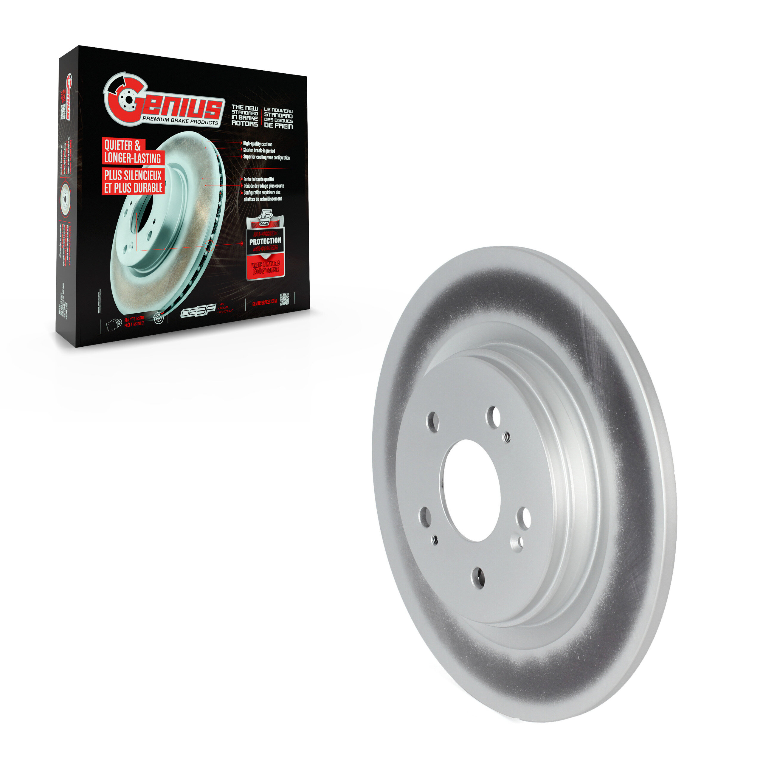 Genius - GCR-982311 - Rear Disc Brake Rotor