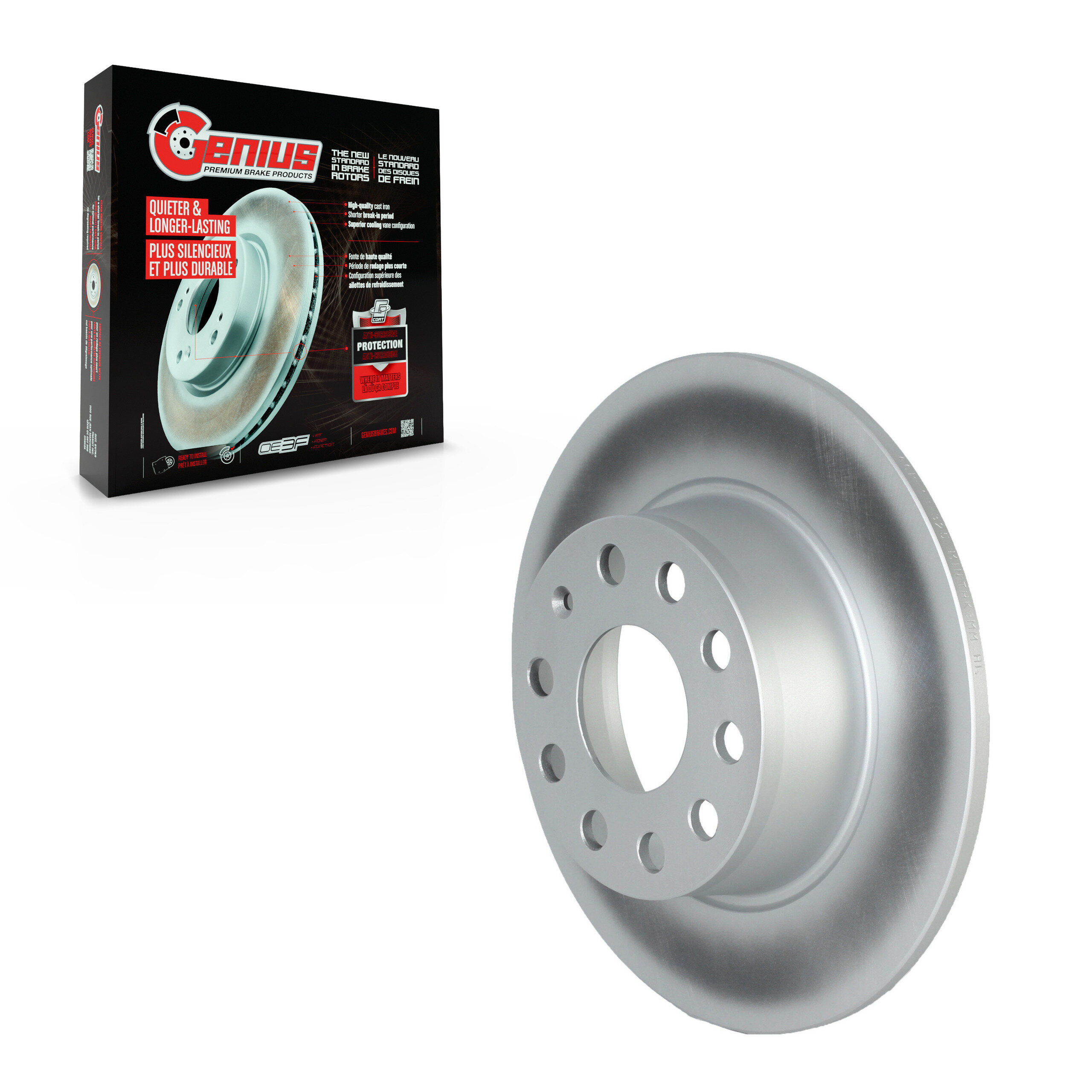 Genius - GCR-982325 - Rear Disc Brake Rotor