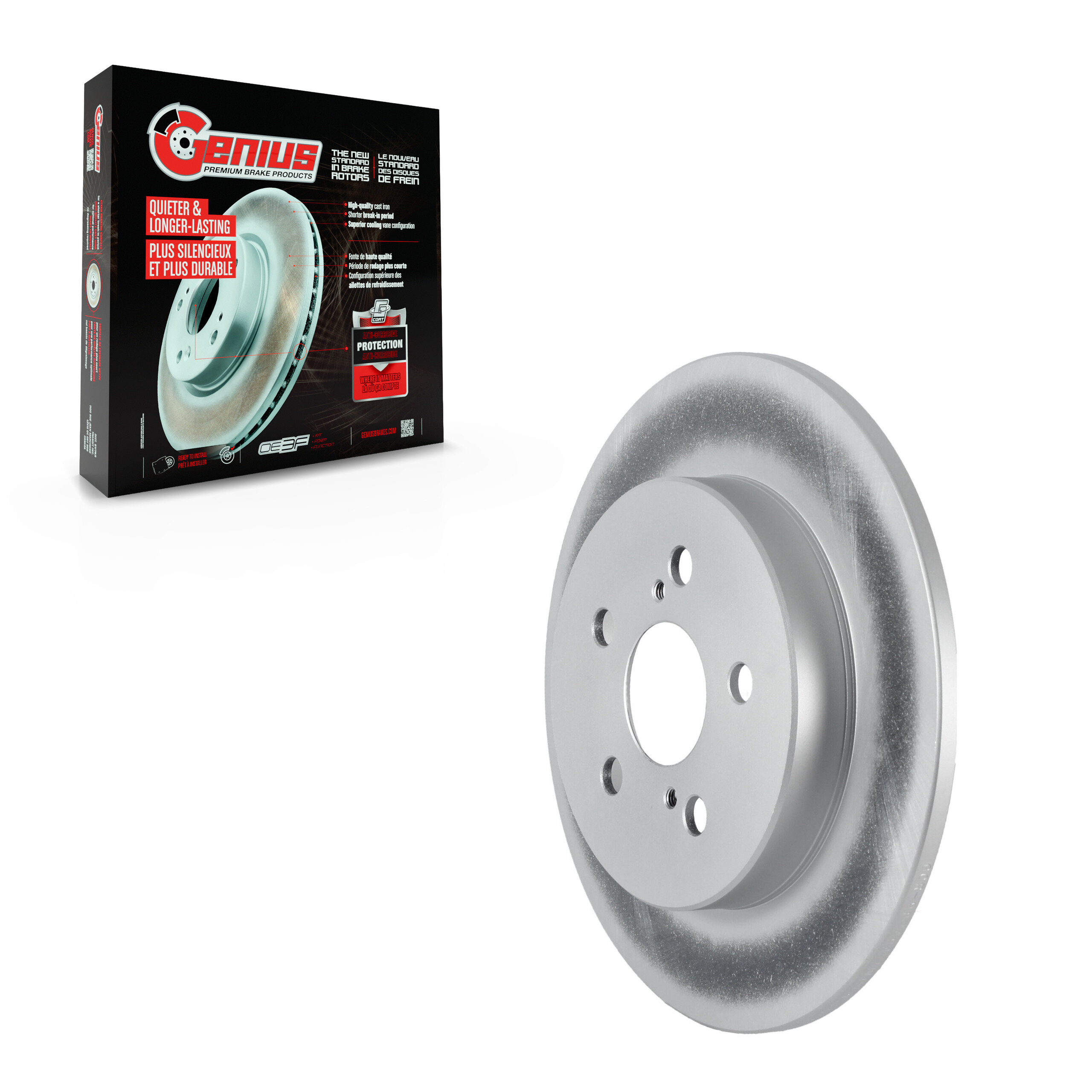 Genius - GCR-982494 - Rear Disc Brake Rotor