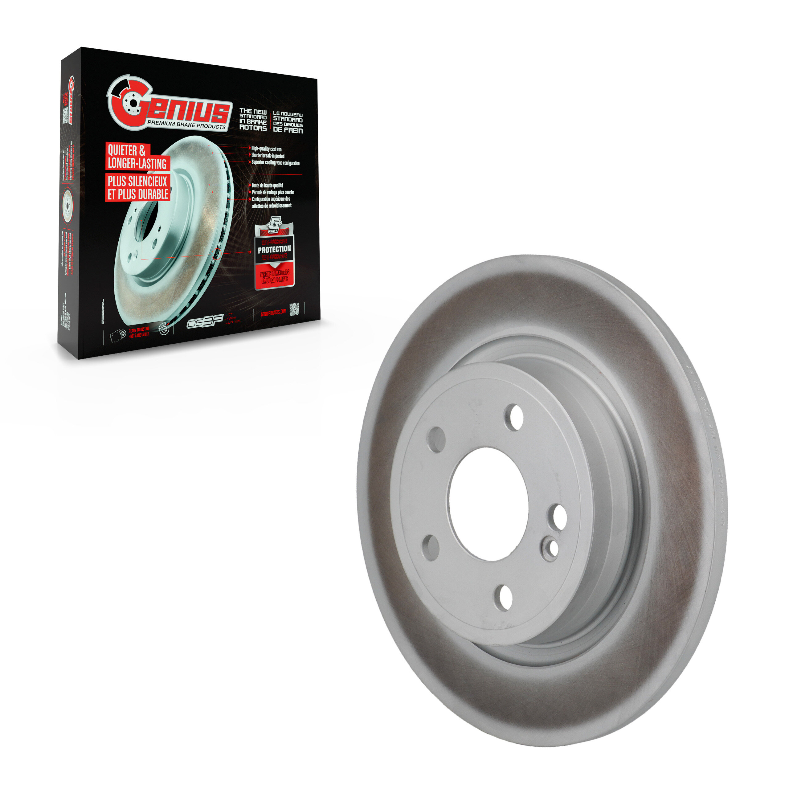 Genius - GCR-982605 - Rear Disc Brake Rotor