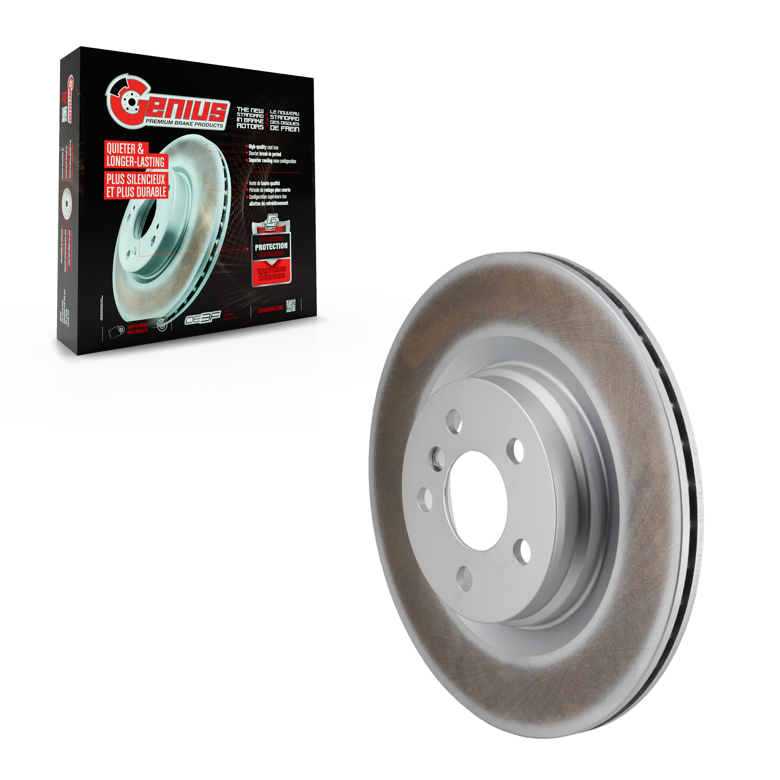 Genius - GCR-982621 - Rear Disc Brake Rotor
