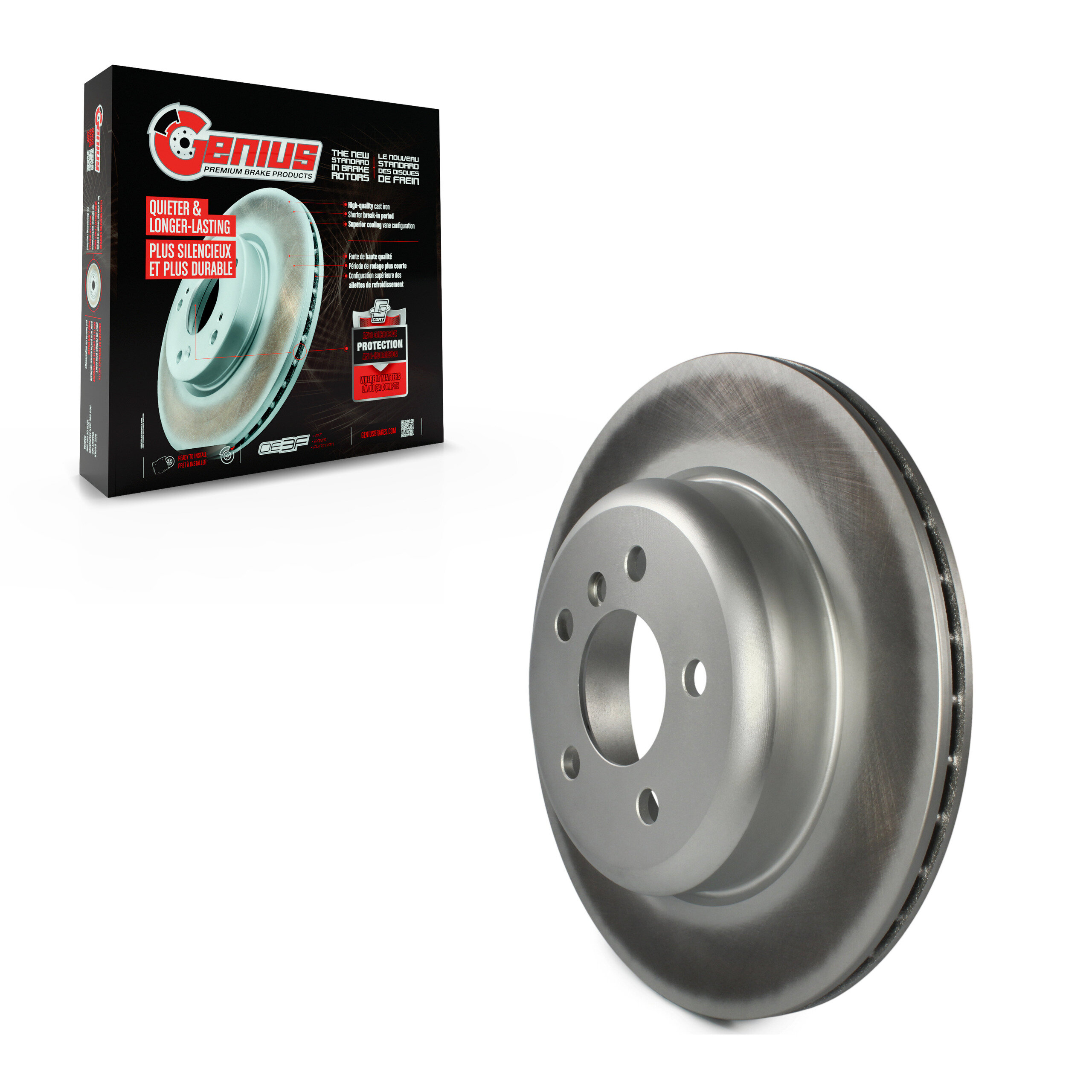 Genius - GCR-G8135 - Rear Disc Brake Rotor