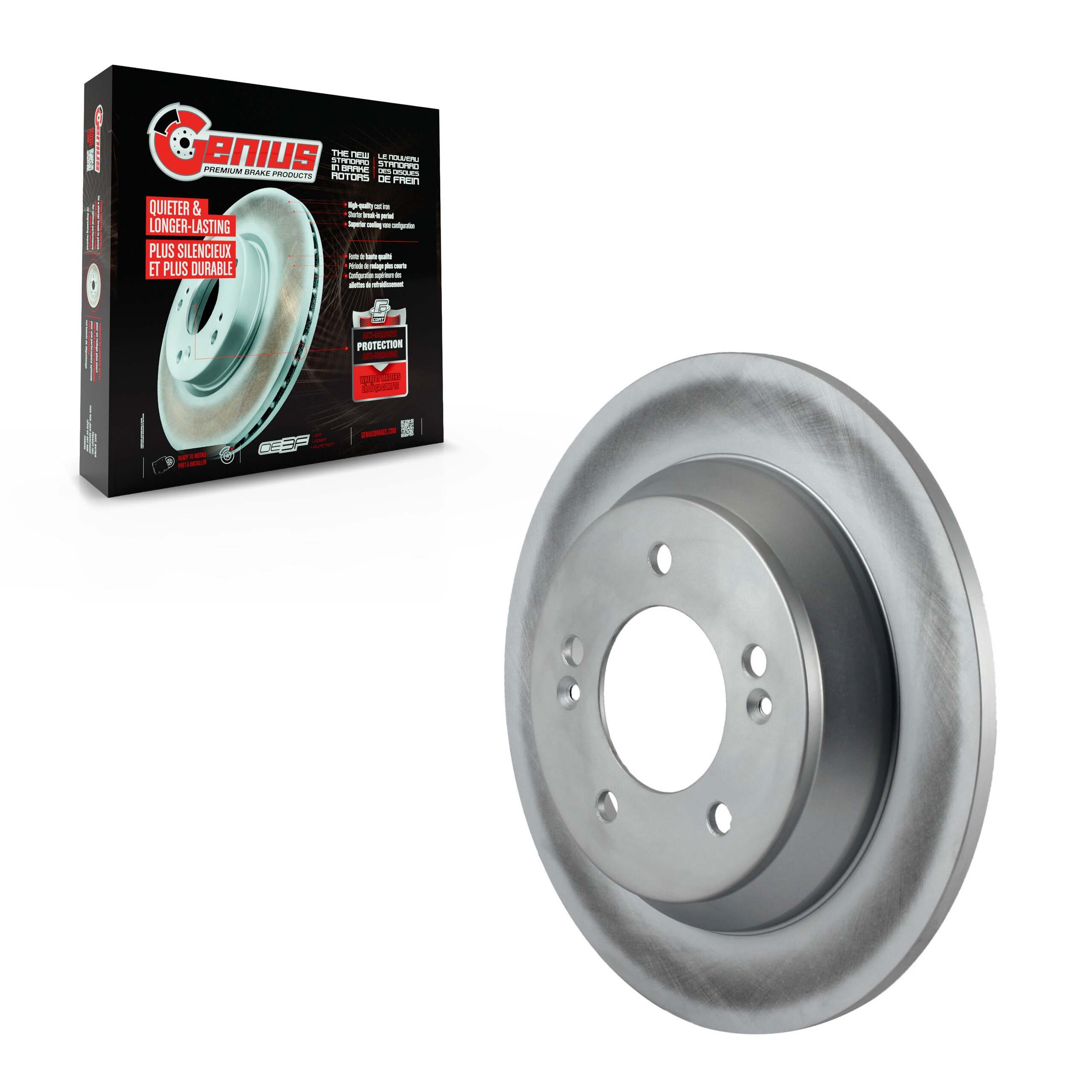 Genius - GCR-G8154 - Rear Disc Brake Rotor