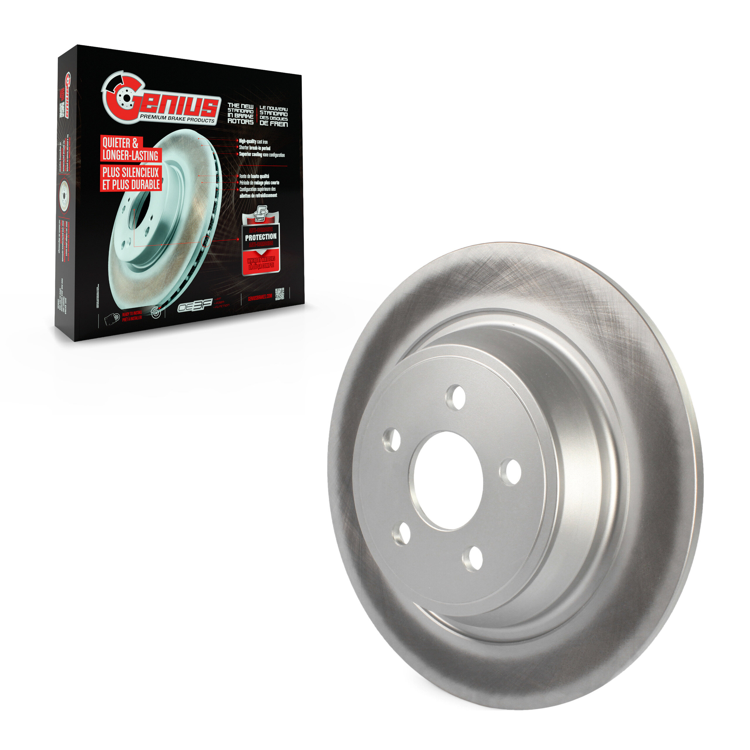 Genius - GCR-G8157 - Rear Disc Brake Rotor