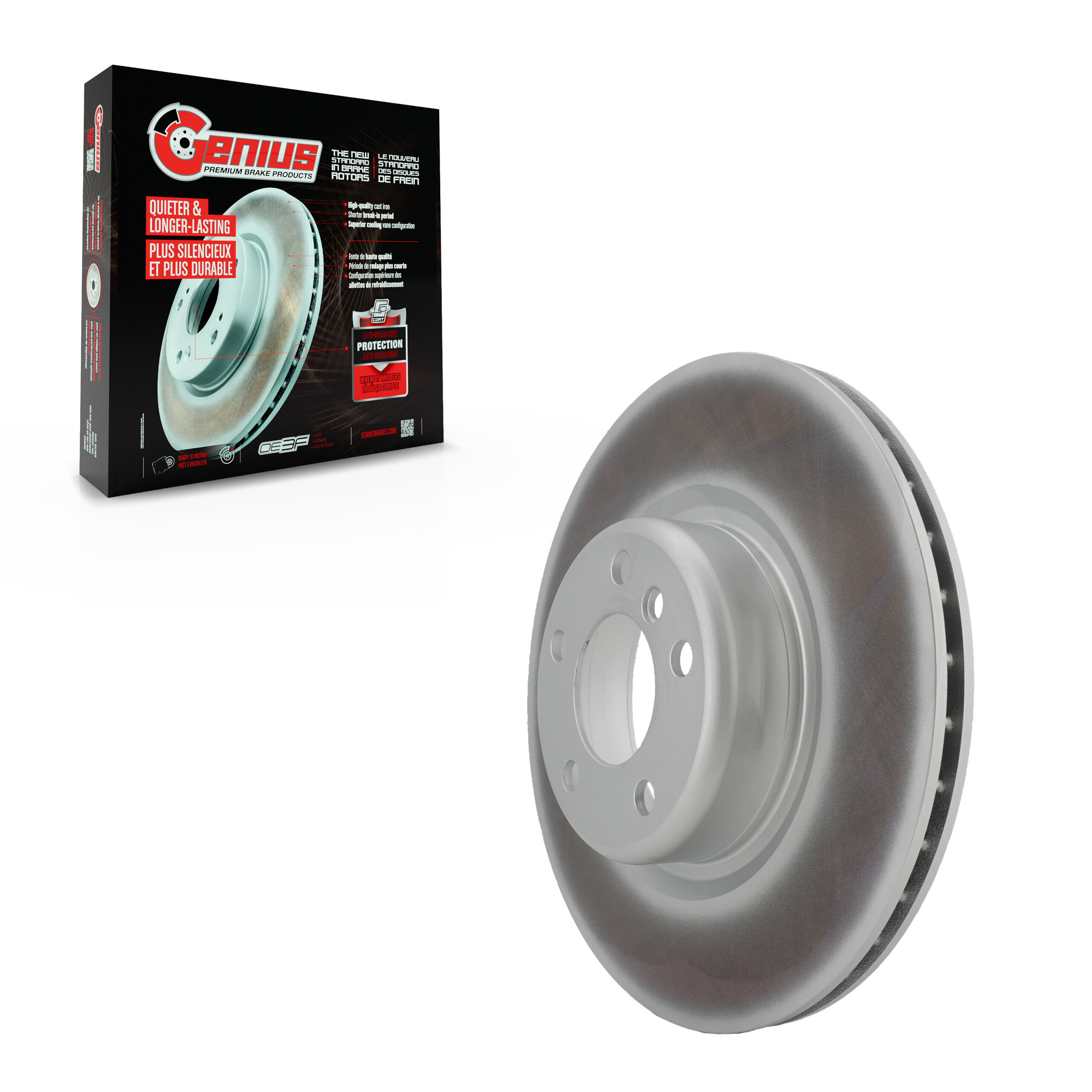 Genius - GCR-G8167 - Rear Disc Brake Rotor