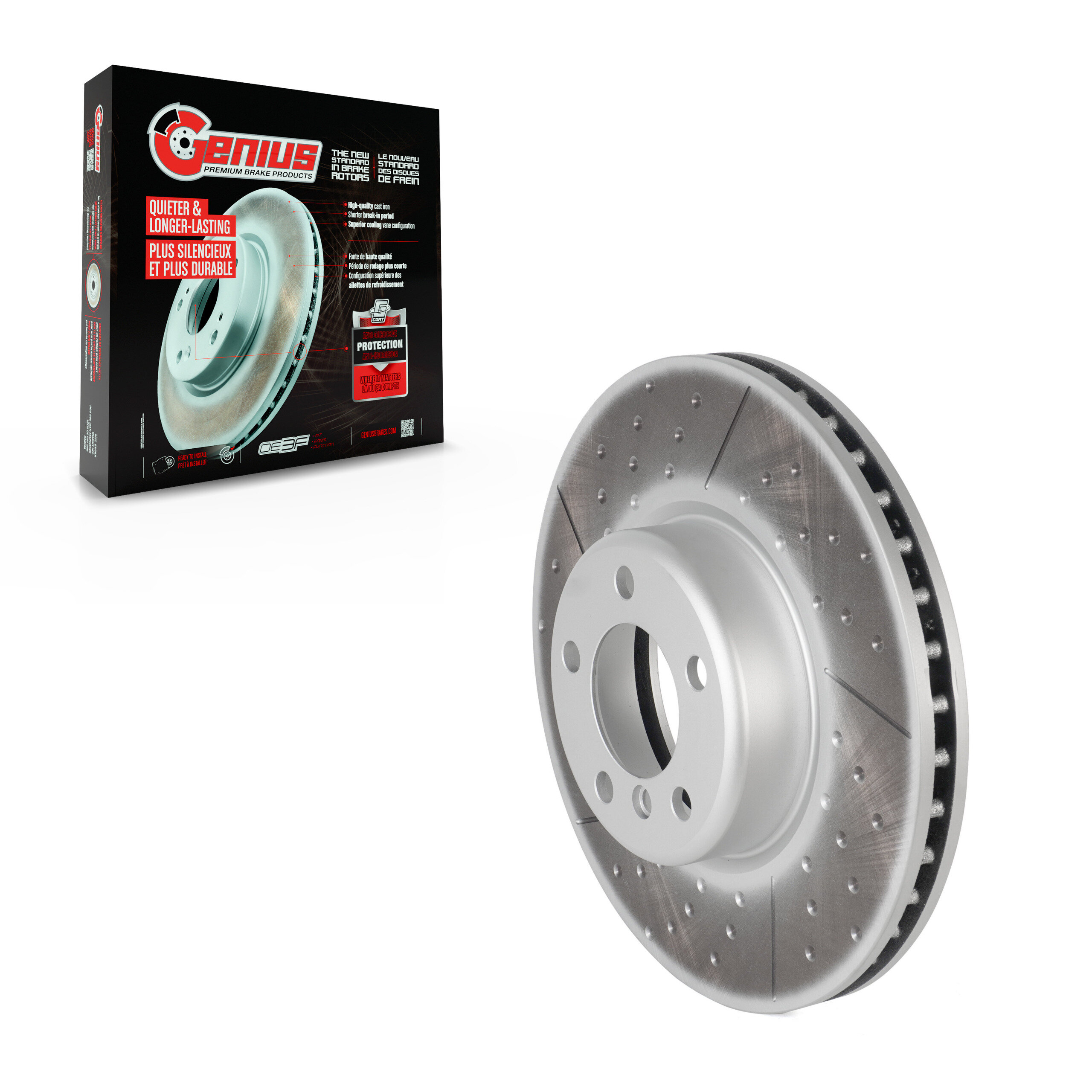 Genius - GCR-G8168OE - Front Disc Brake Rotor