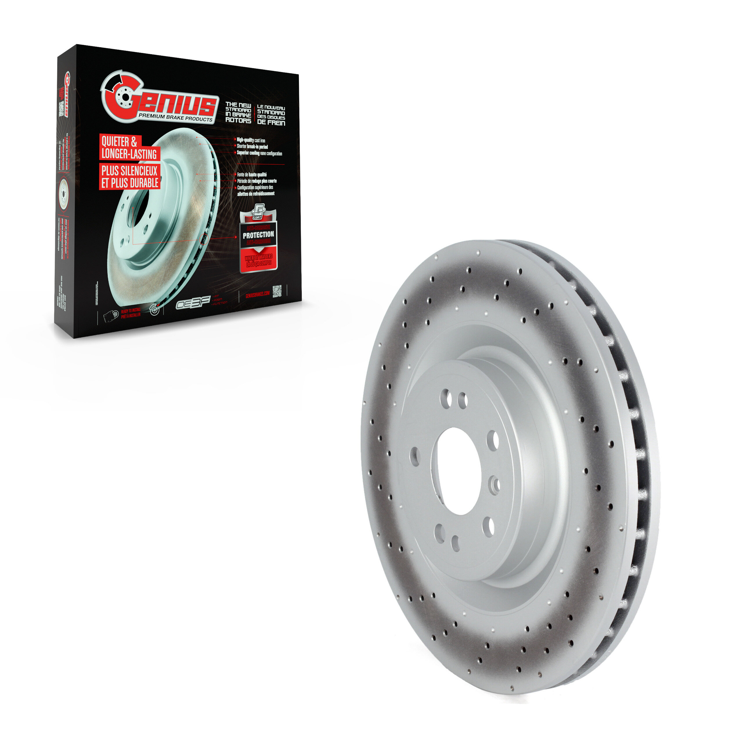 Genius - GCR-G8197OE - Front Disc Brake Rotor