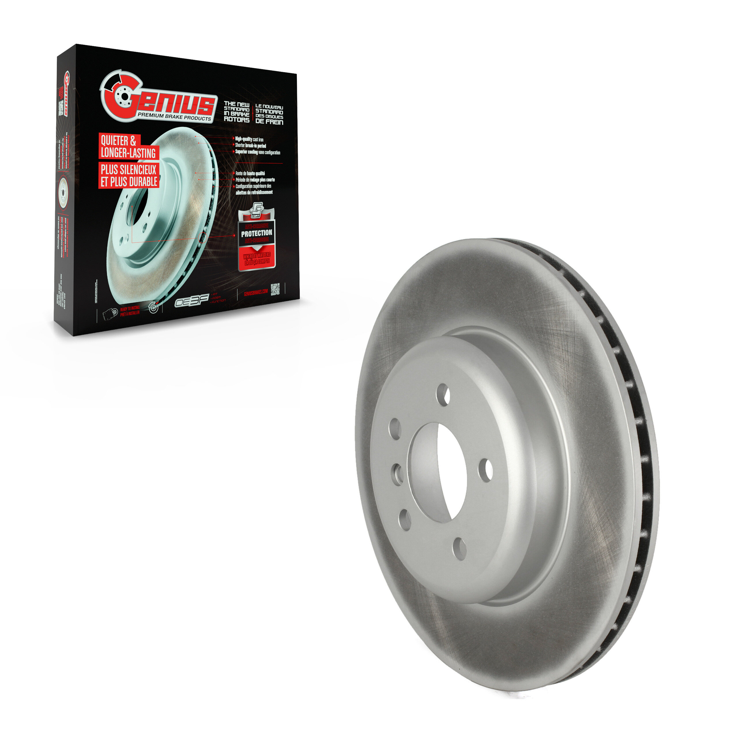 Genius - GCR-G8204 - Rear Disc Brake Rotor