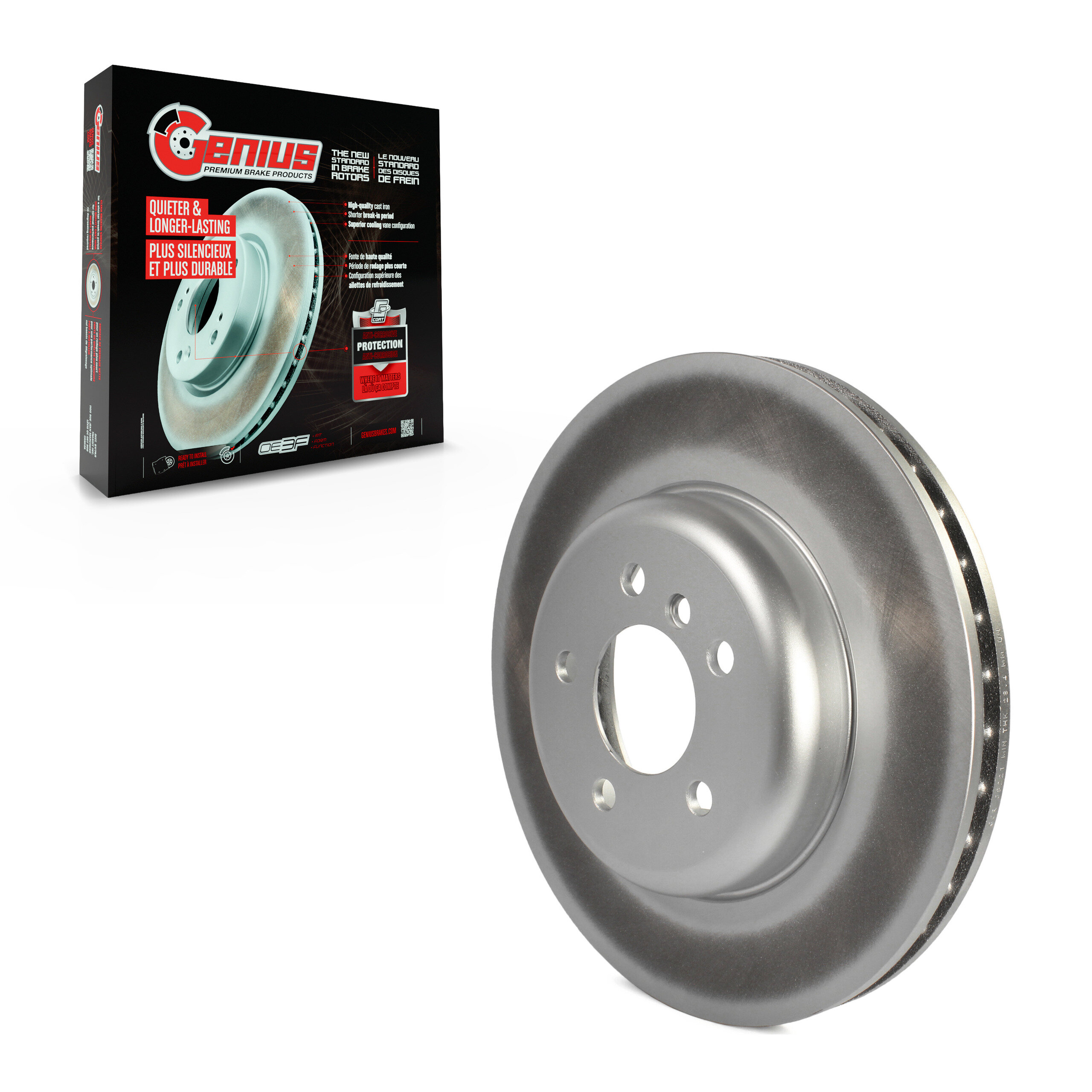 Genius - GCR-G8221 - Front Disc Brake Rotor