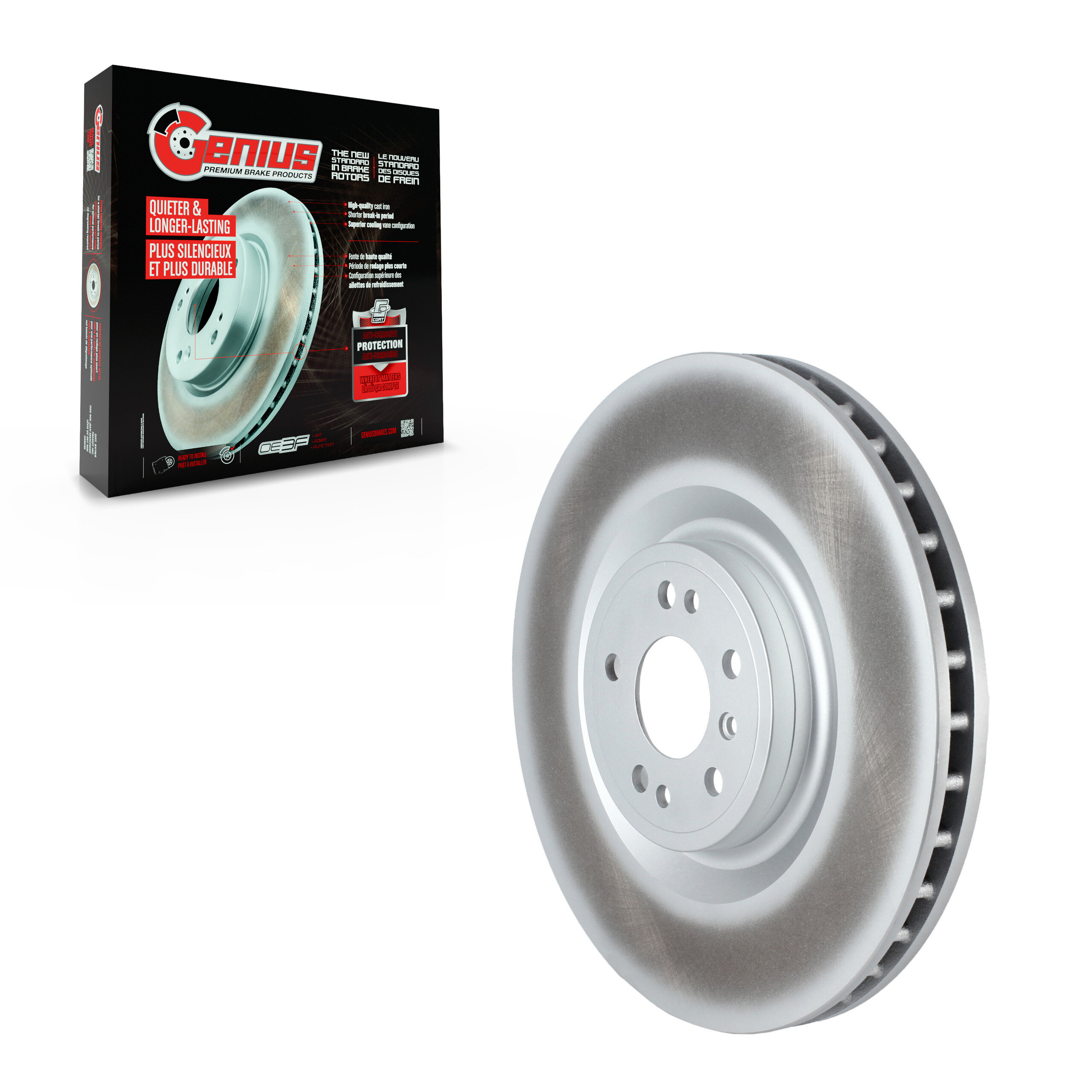 Genius - GCR-G8245 - Front Disc Brake Rotor