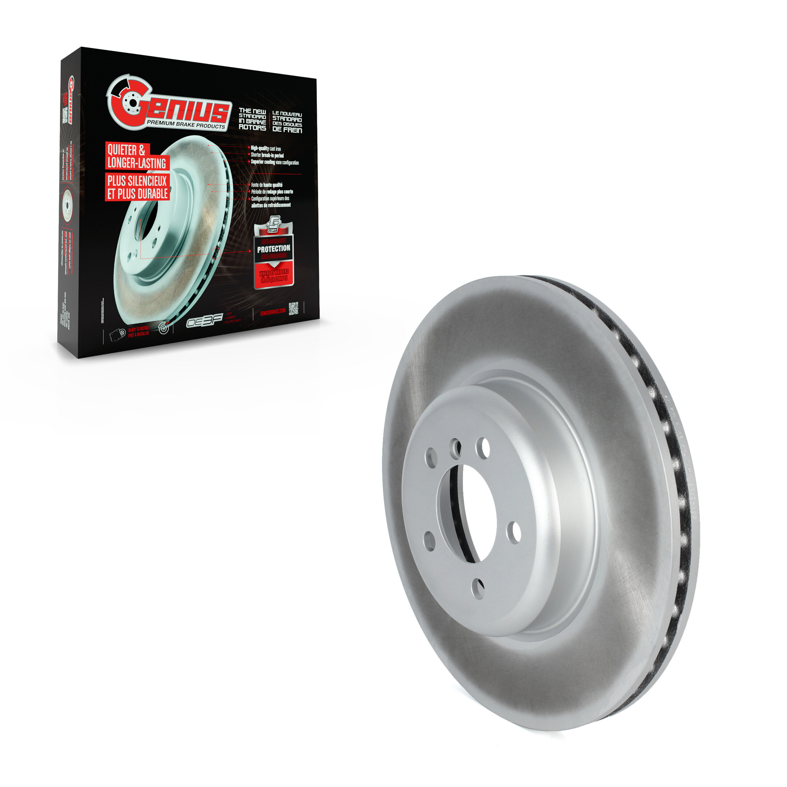 Genius - GCR-G8251 - Front Disc Brake Rotor