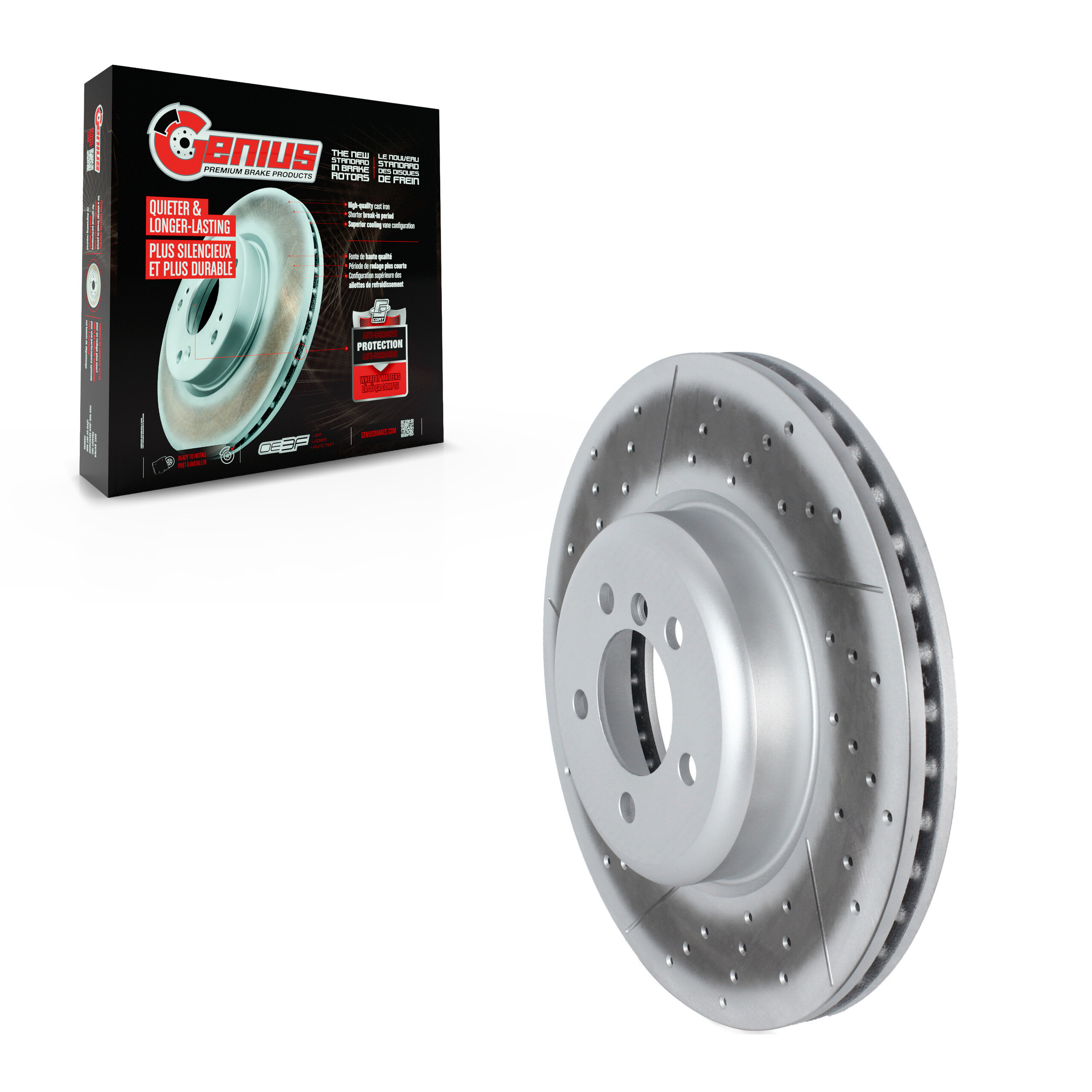 Genius - GCR-G8251OE - Front Disc Brake Rotor