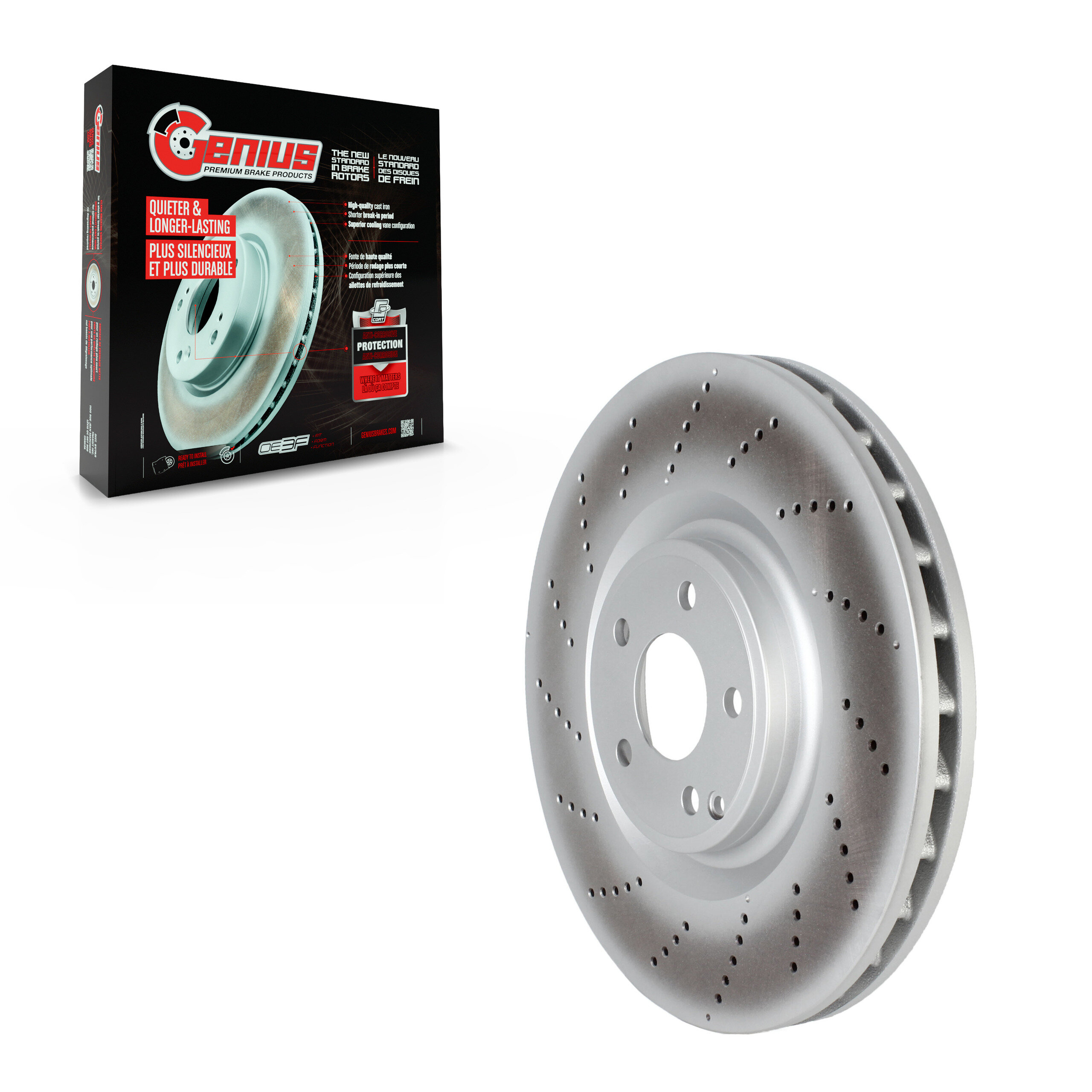 Genius - GCR-G8253OE - Front Disc Brake Rotor