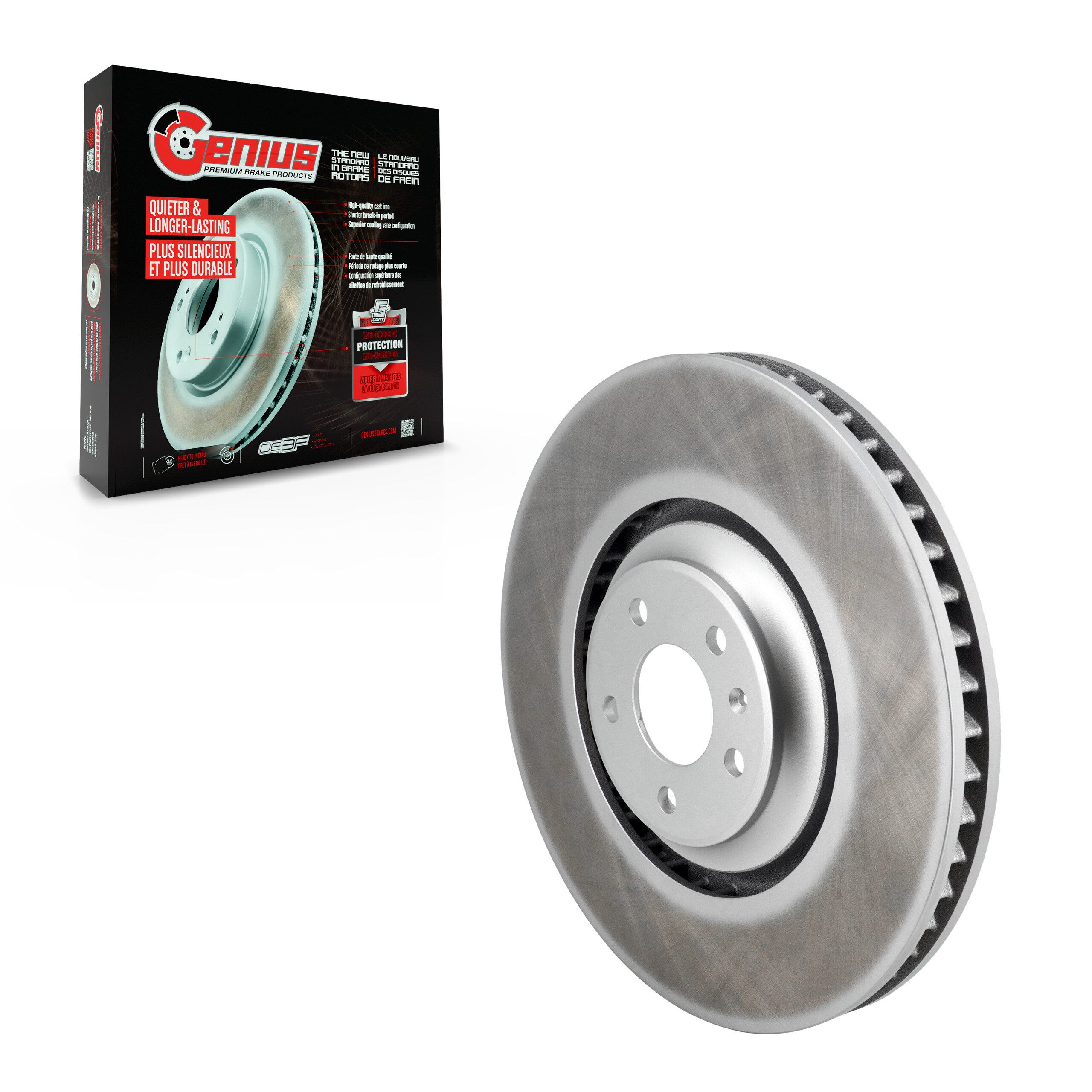 Genius - GCR-G8264 - Front Disc Brake Rotor