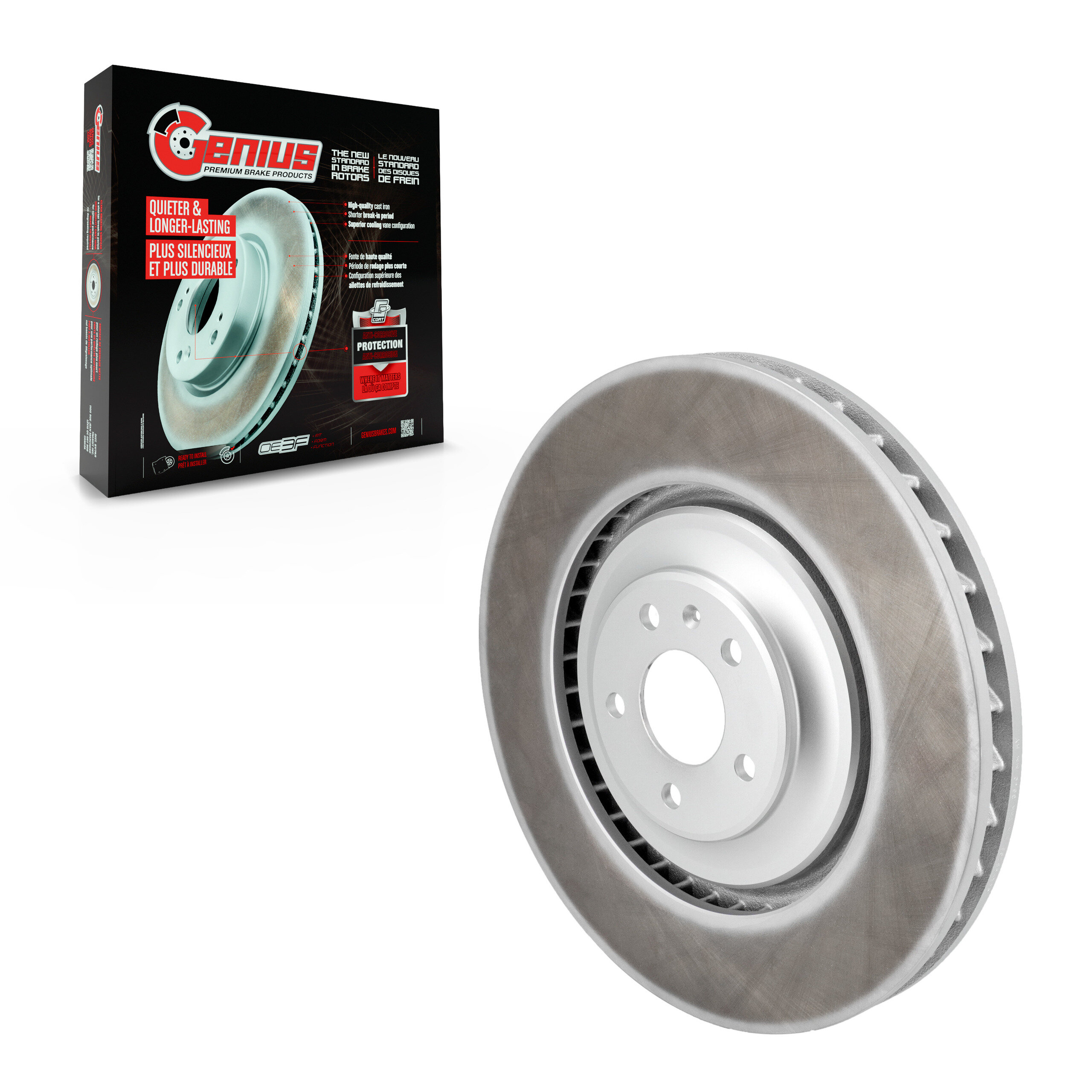 Genius - GCR-G8265 - Front Disc Brake Rotor