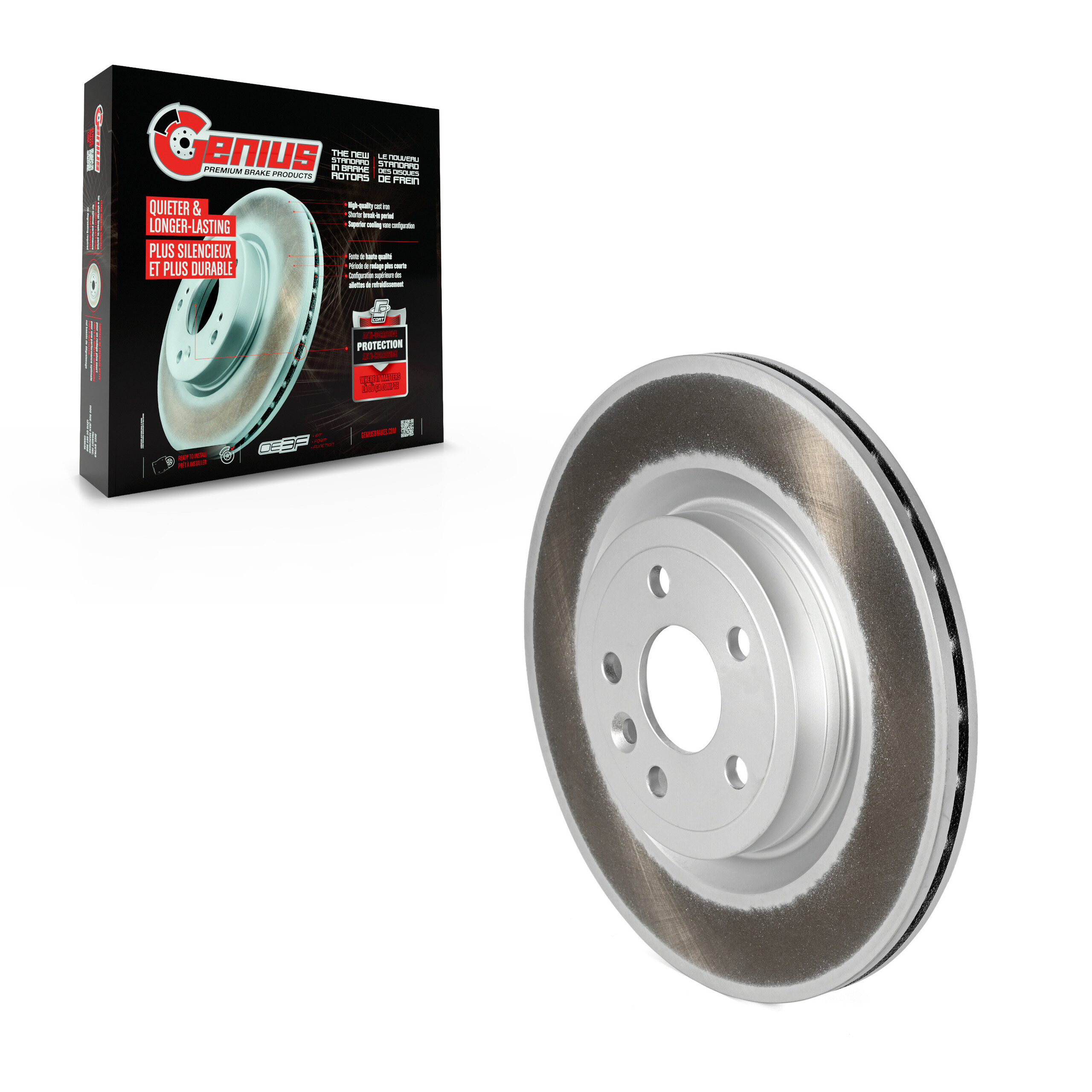 Genius - GCR-G8297 - Rear Disc Brake Rotor
