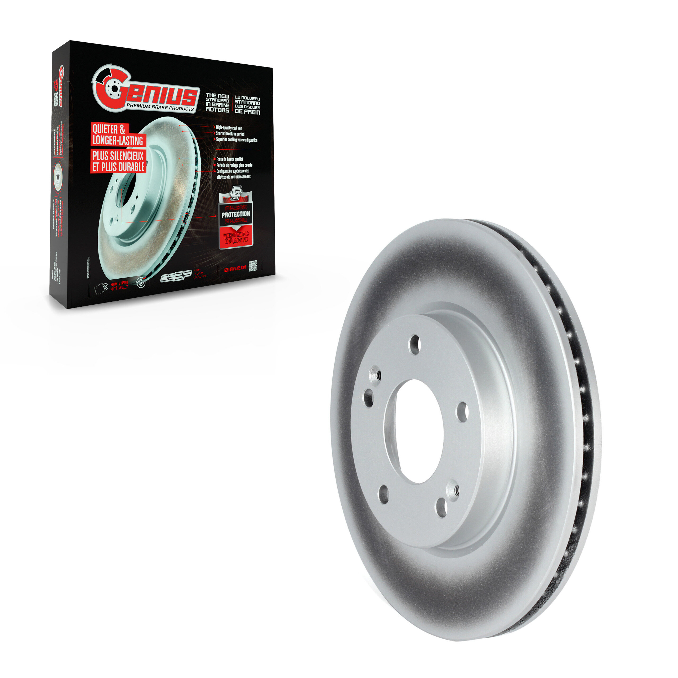 Genius - GCR-G8325 - Front Disc Brake Rotor