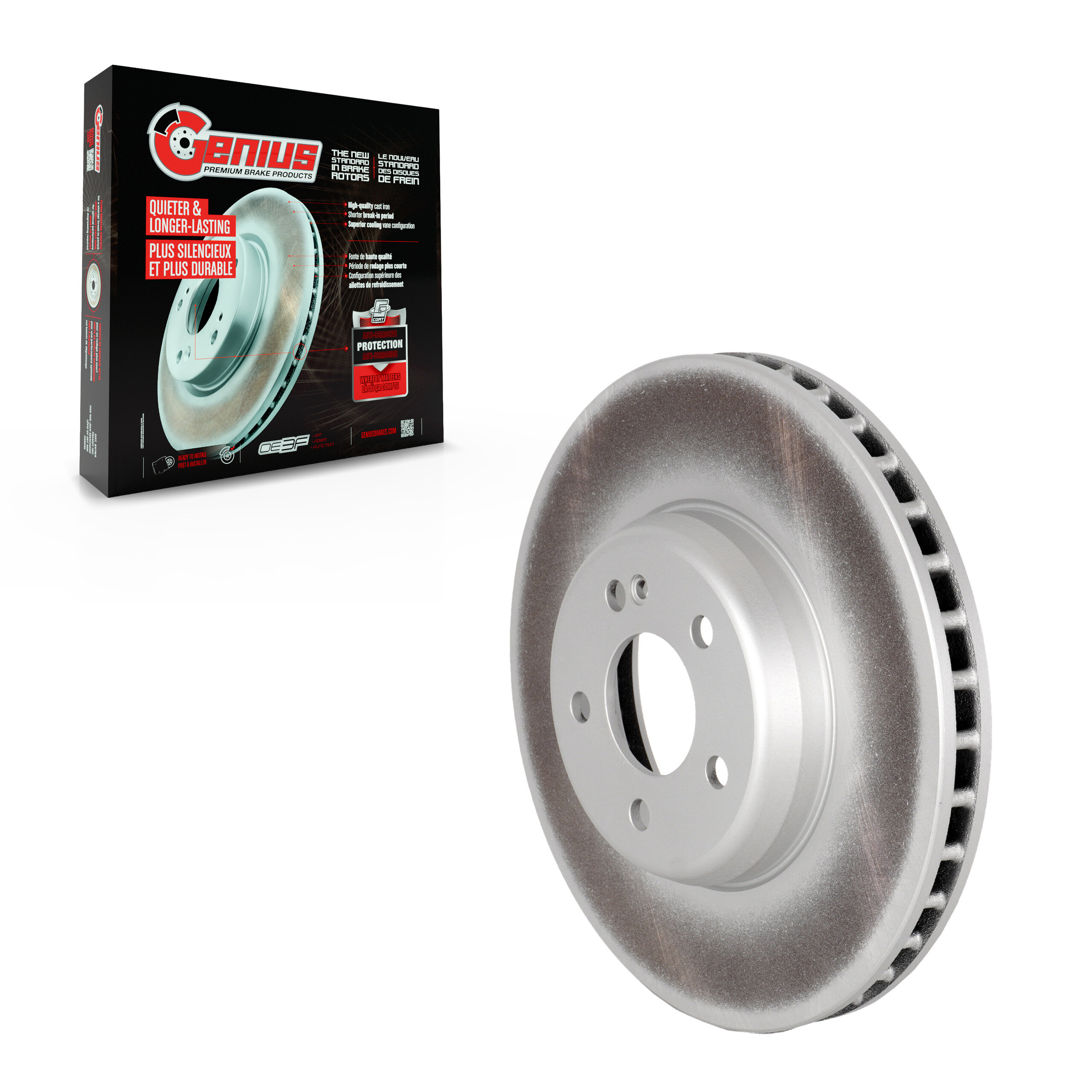 Genius - GCR-G8327 - Front Disc Brake Rotor