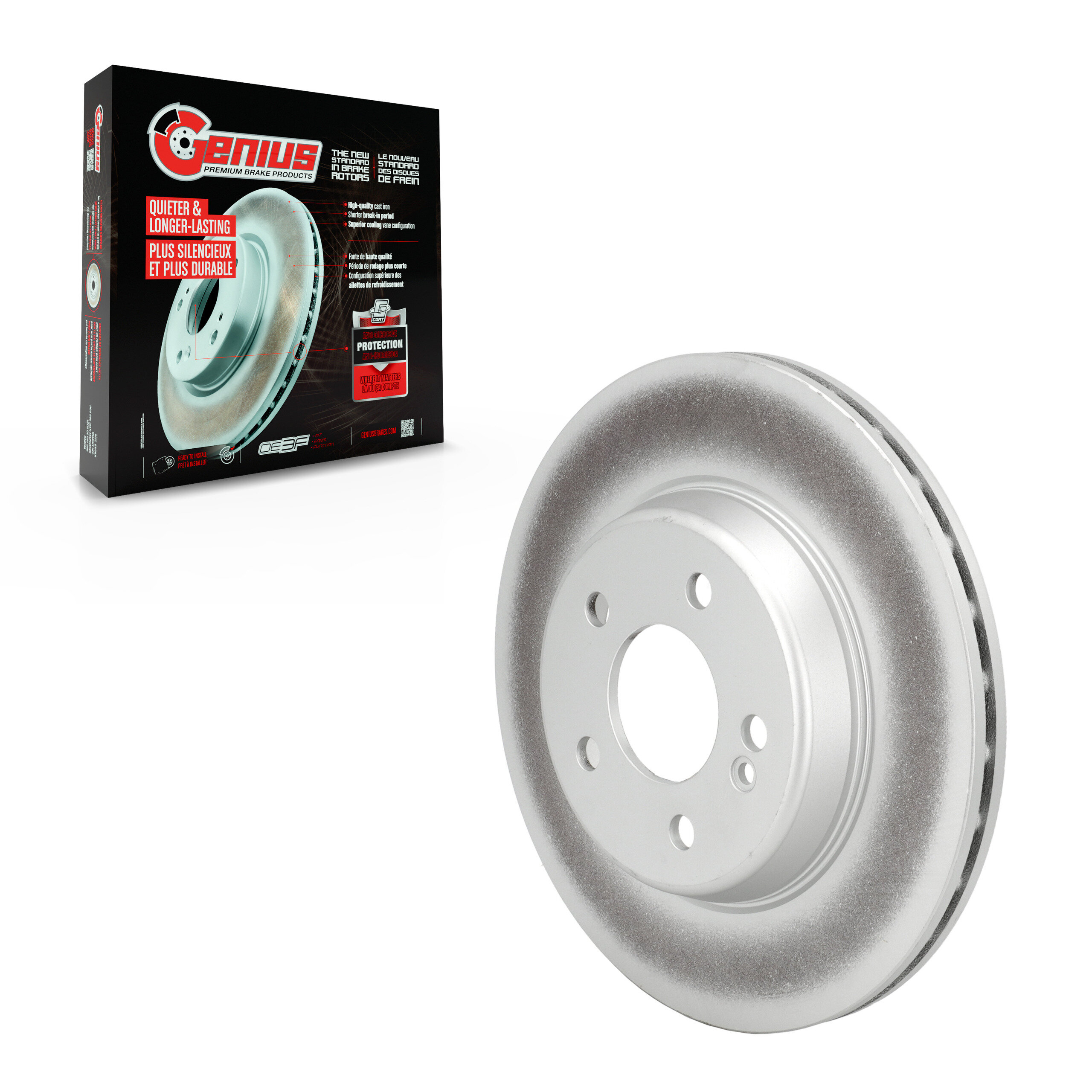 Genius - GCR-G8329 - Rear Disc Brake Rotor