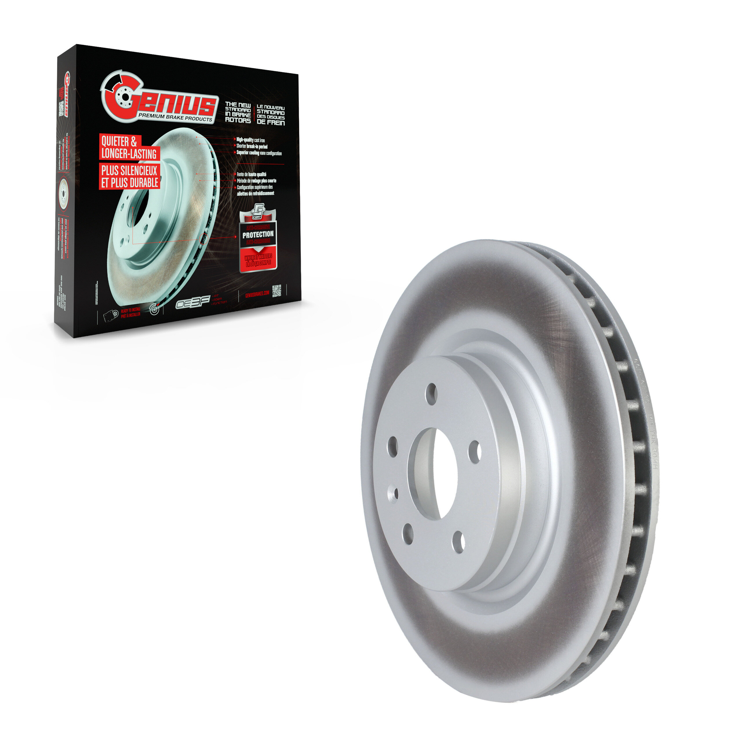 Genius - GCR-G8336 - Front Disc Brake Rotor