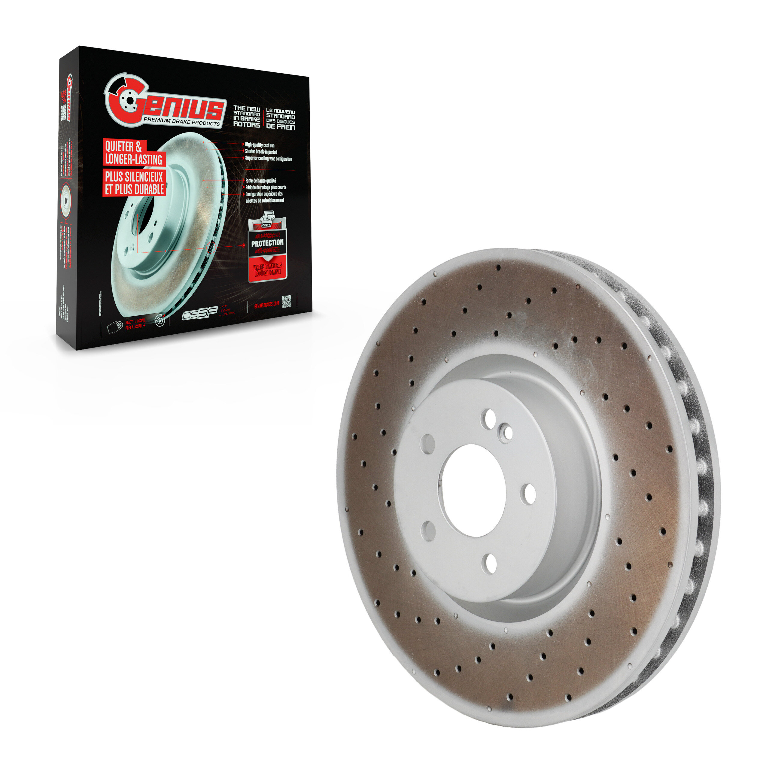 Genius - GCR-G8345OE - Front Disc Brake Rotor
