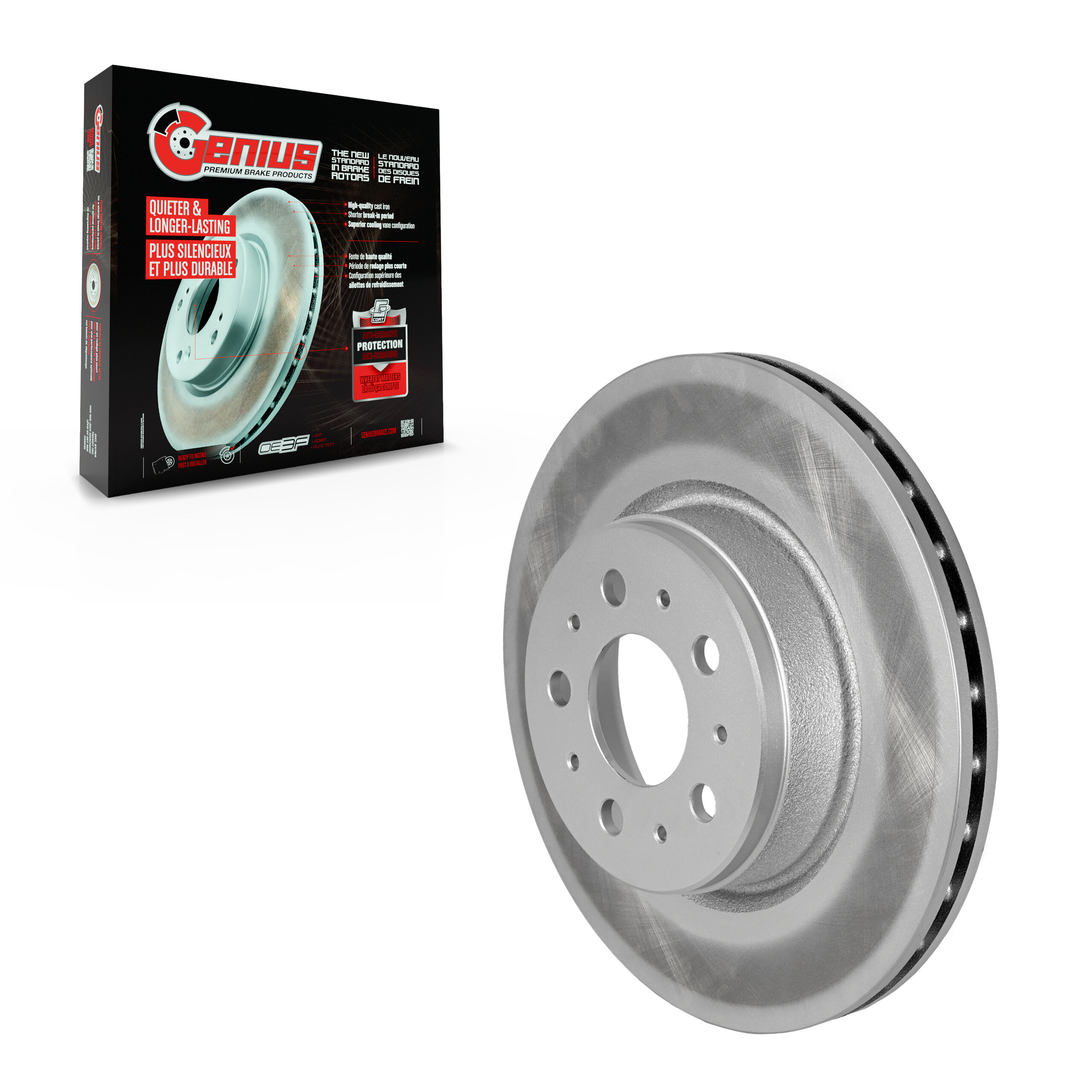 Genius - GCR-G8421 - Front Disc Brake Rotor