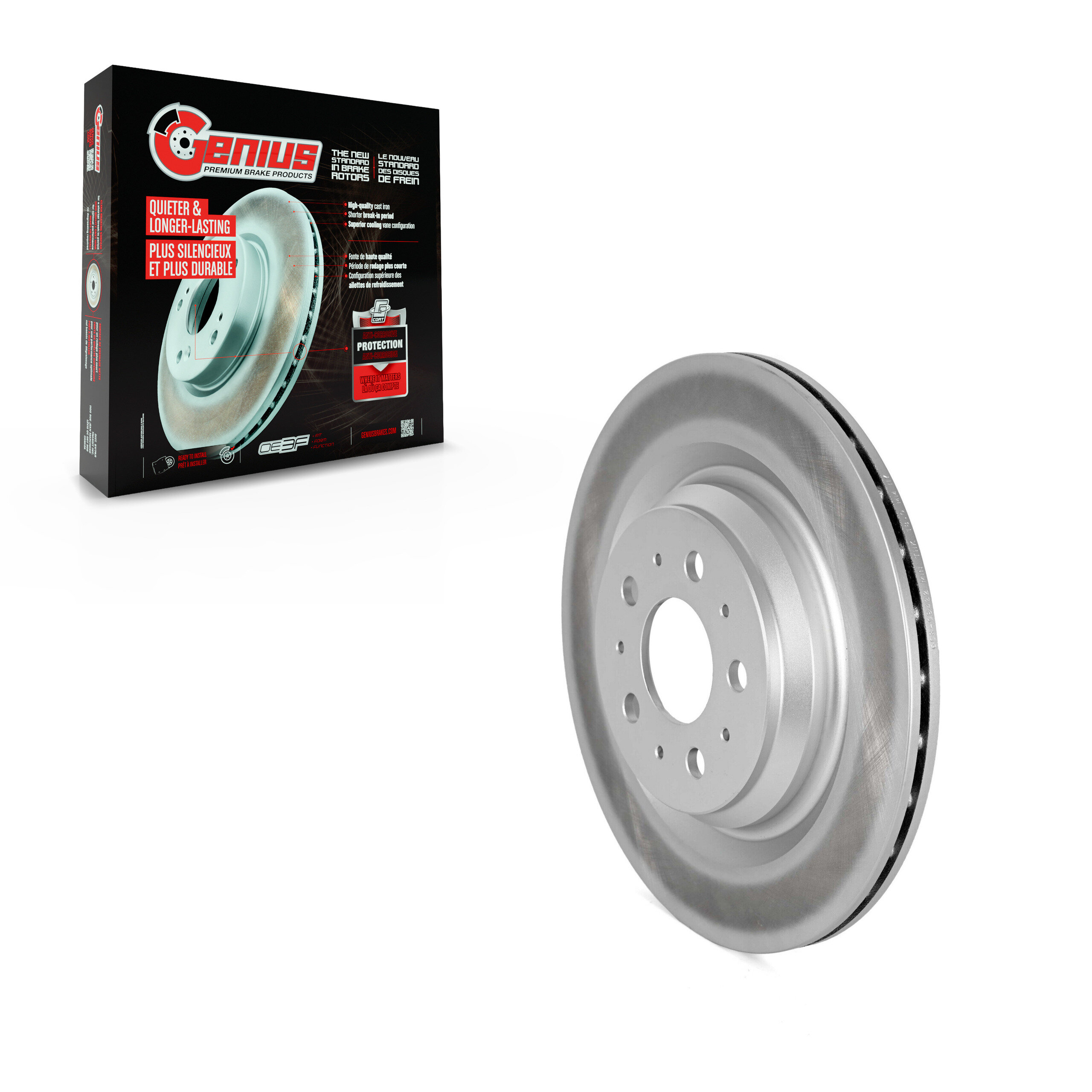 Genius - GCR-G8422 - Rear Disc Brake Rotor
