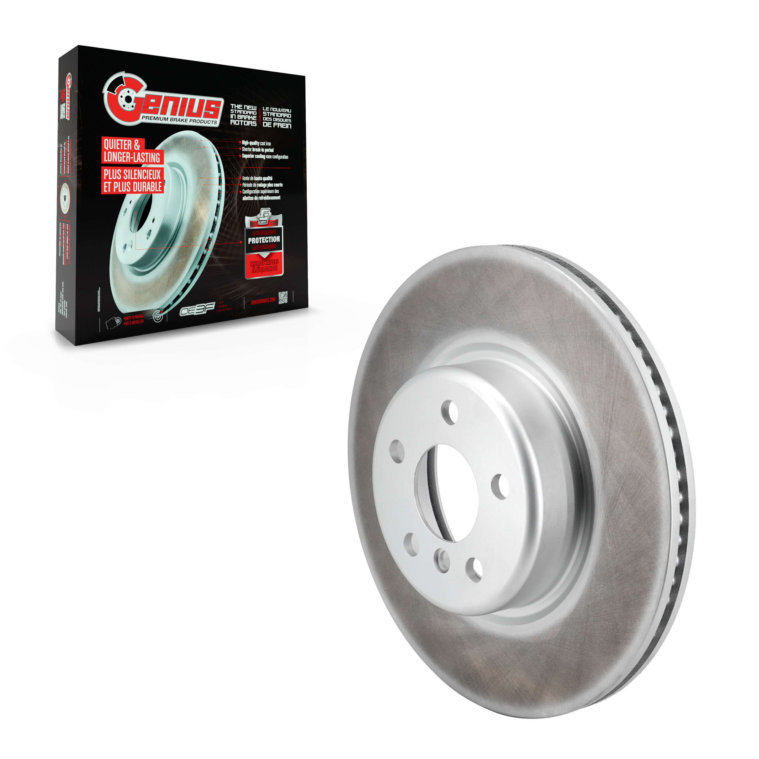 Genius - GCR-G8425 - Front Disc Brake Rotor