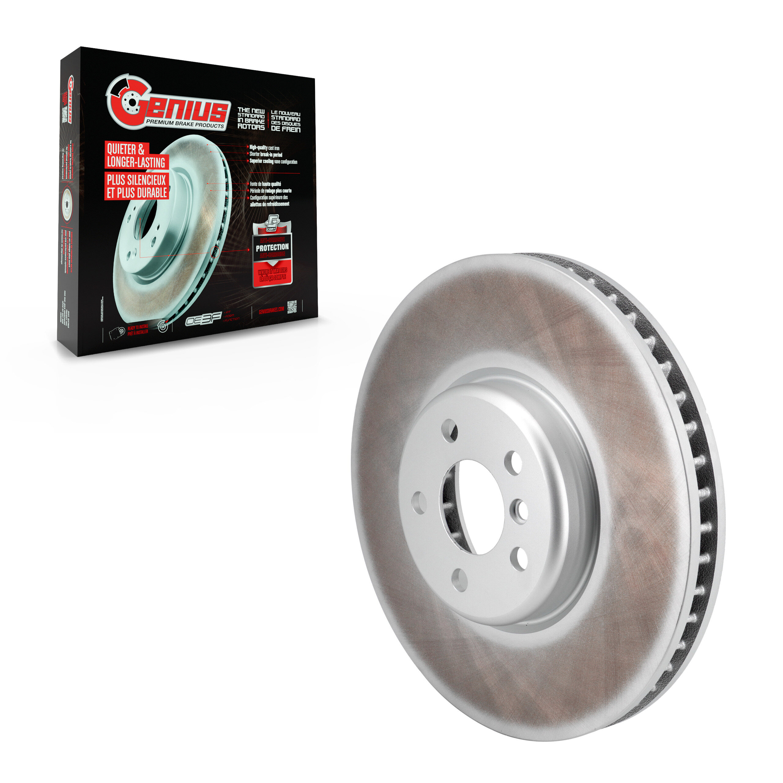 Genius - GCR-G8427 - Front Right Disc Brake Rotor